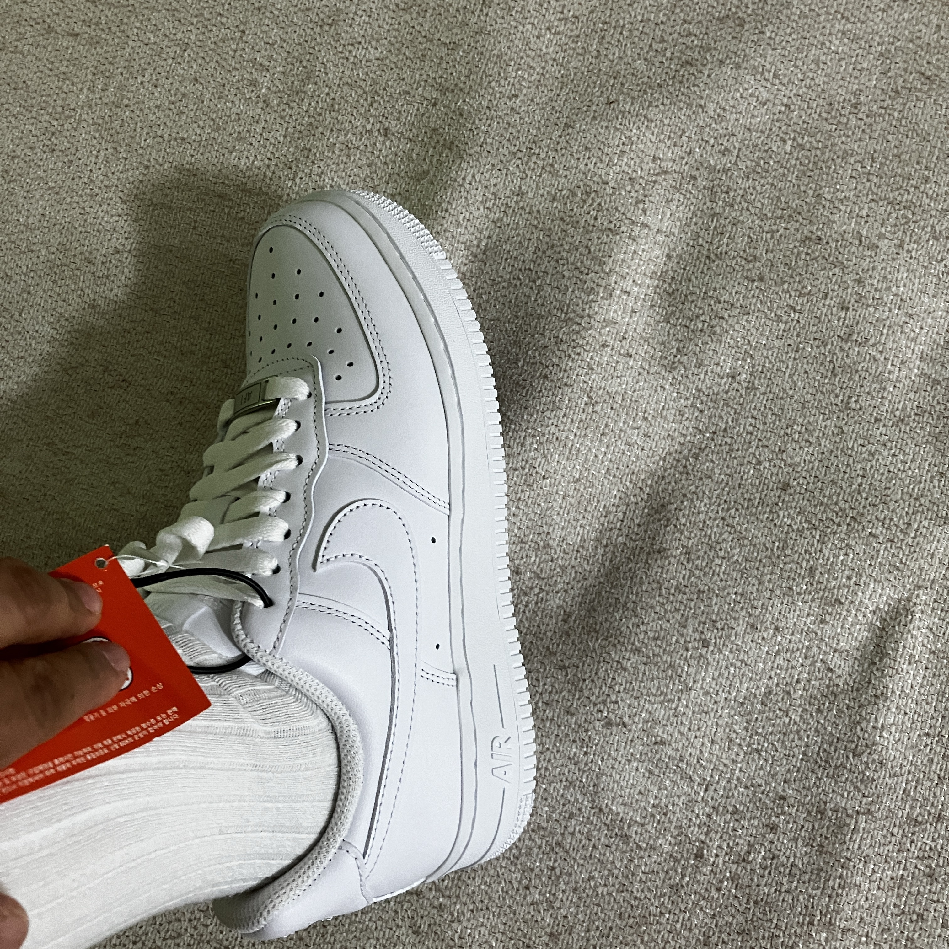 (W) Nike Air Force 1 '07 Low White 착용 스타일