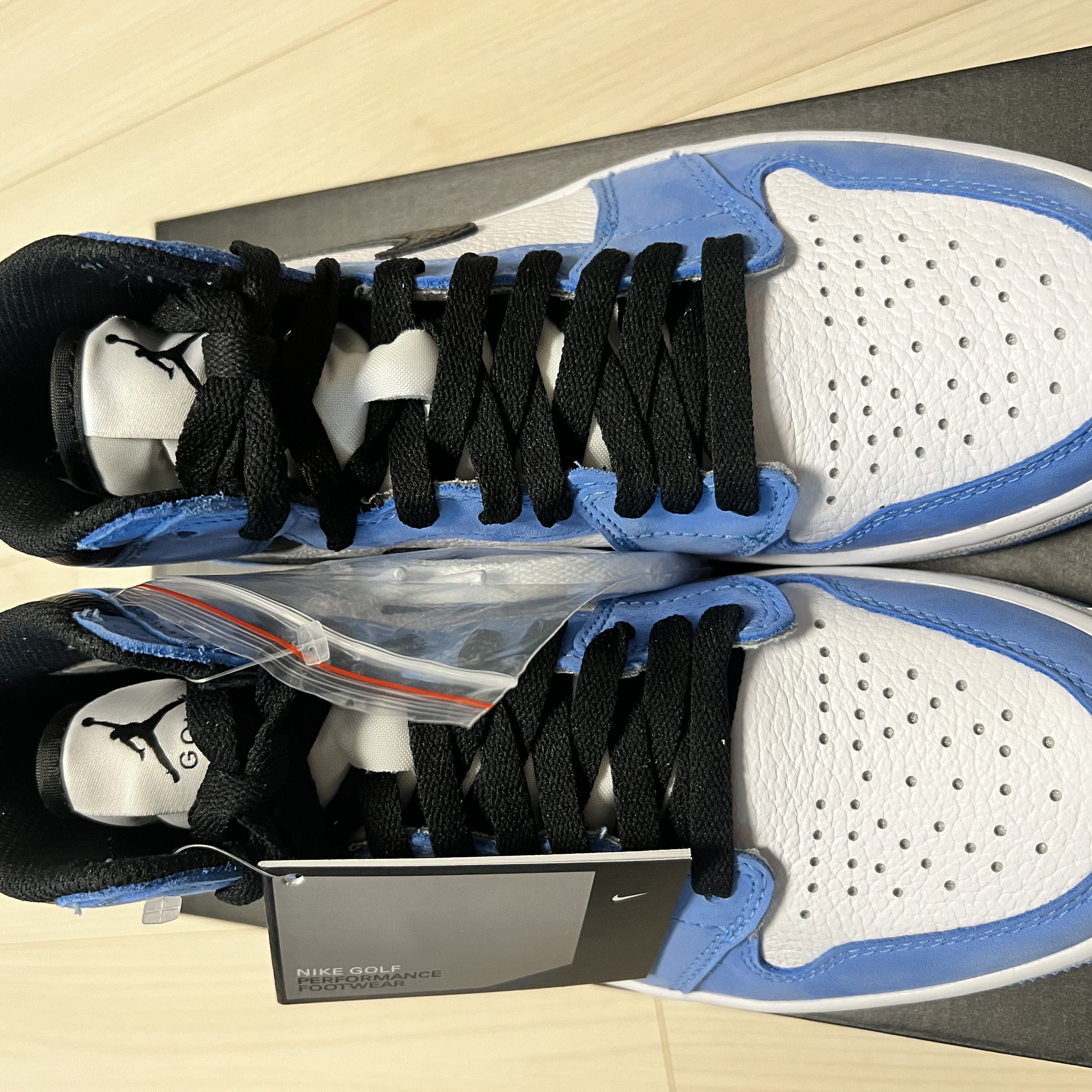 Jordan 1 High Golf University Blue 착용 스타일 - 3