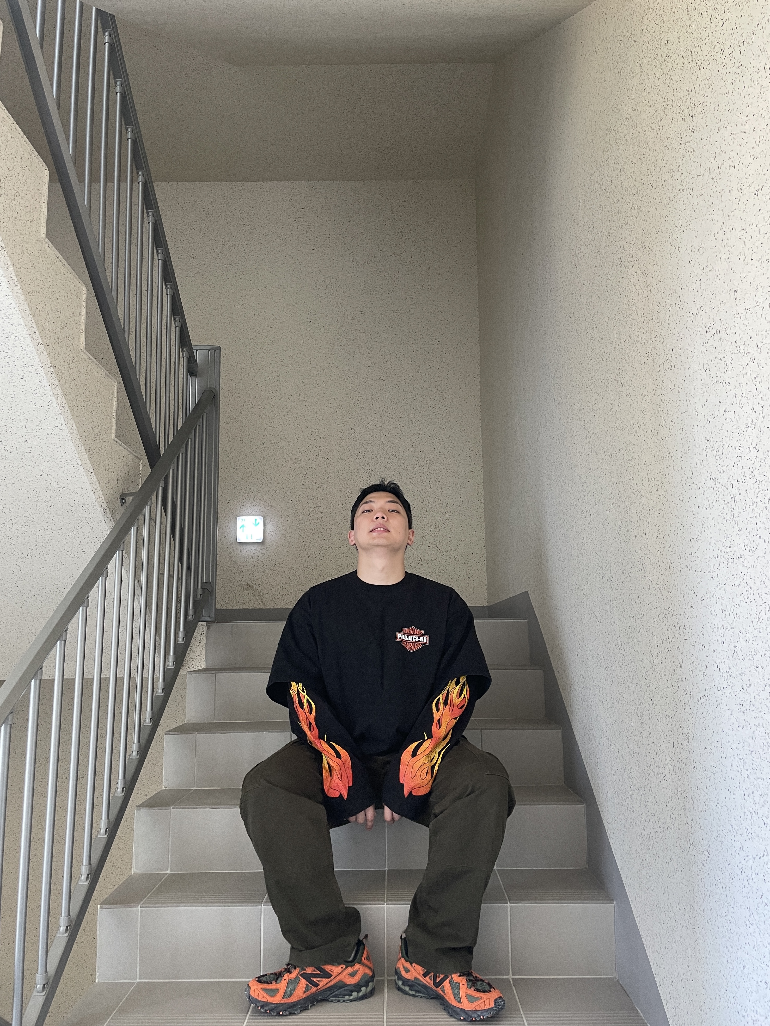 New Balance x Joe Freshgoods Beneath the Surface 610 Lil Swamps Orange 착용 스타일 - 3