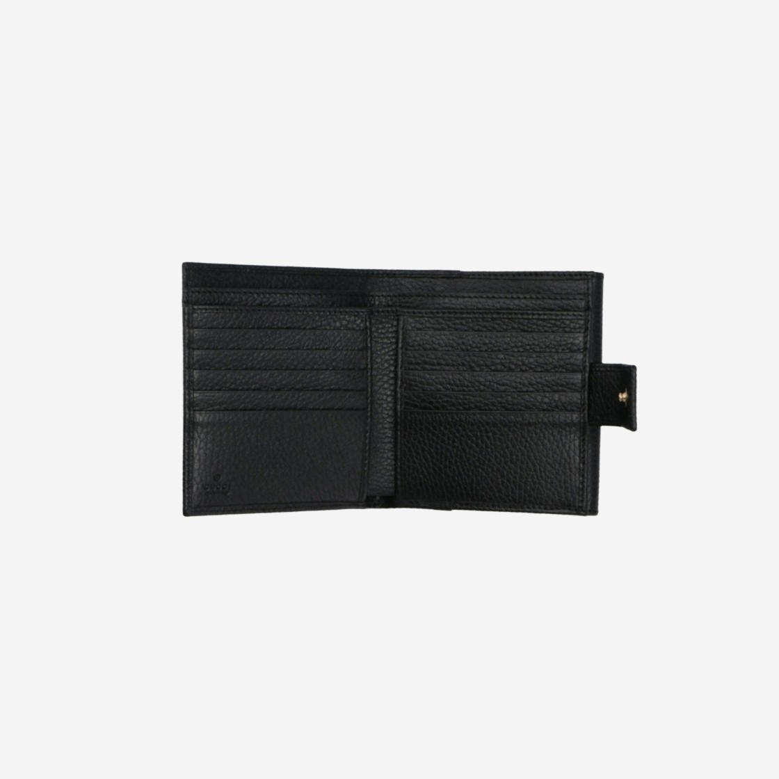 Gucci Leather French Flap Wallet Black 상세 이미지 2