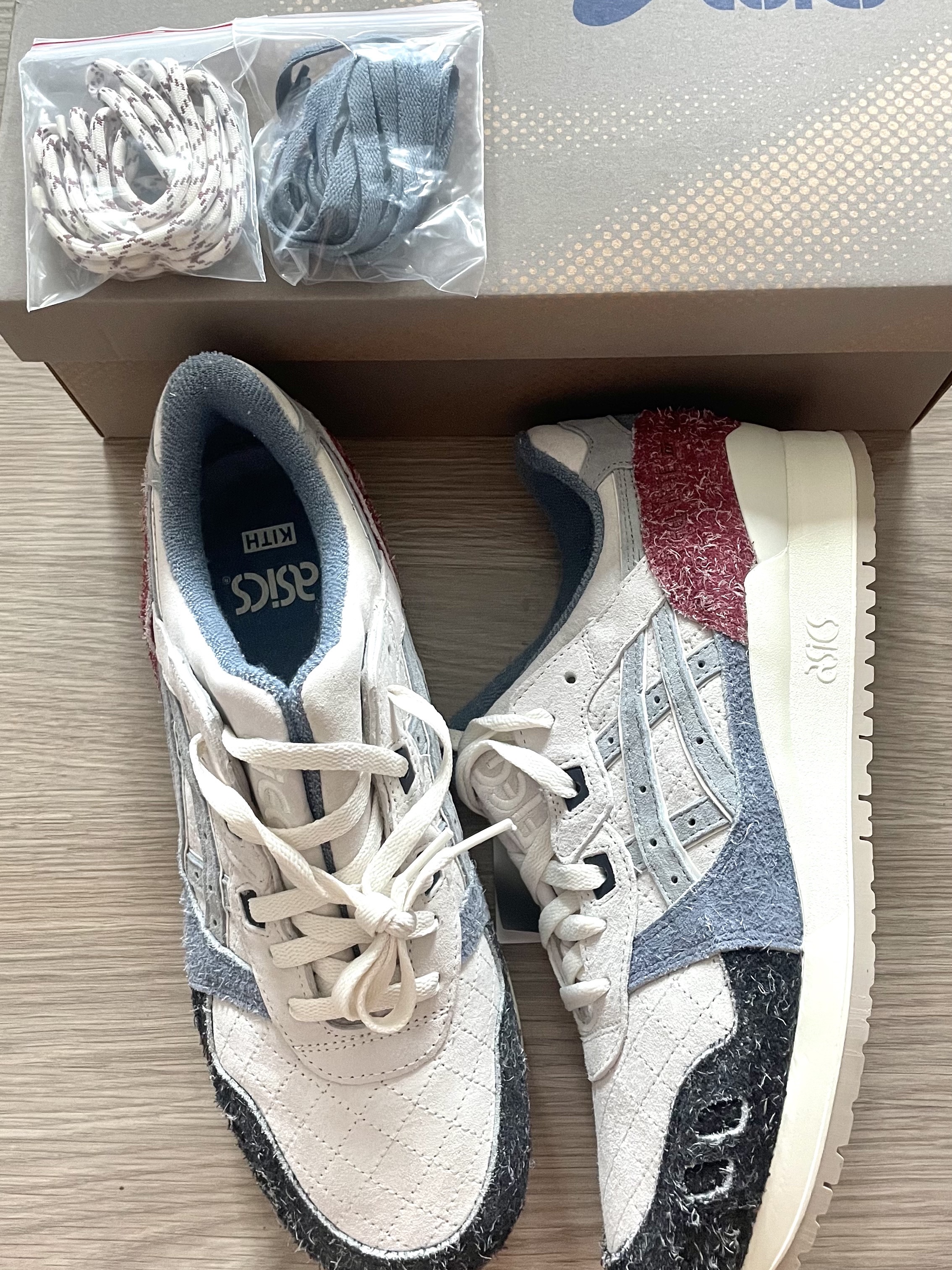 Asics x Kith Gel-Lyte III Remastered Seoul Cream 착용 스타일