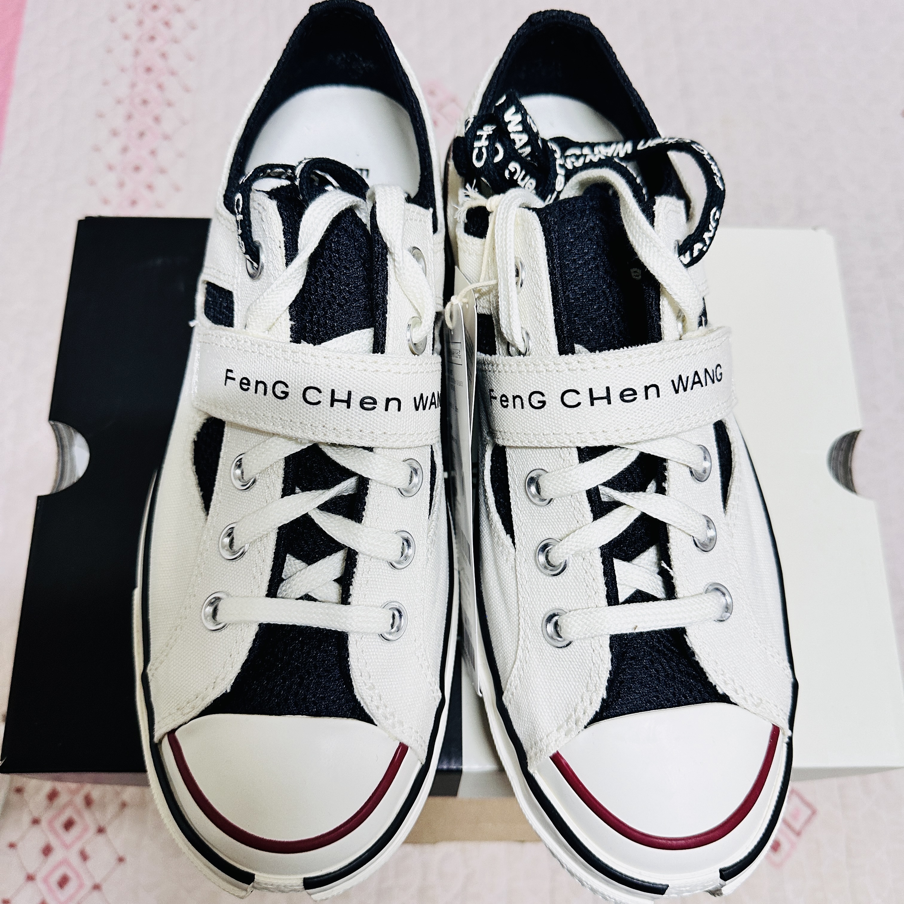 Converse x Feng Chen Wang Chuck 70 Ox 2-in-1 Egret 착용 스타일 - 1