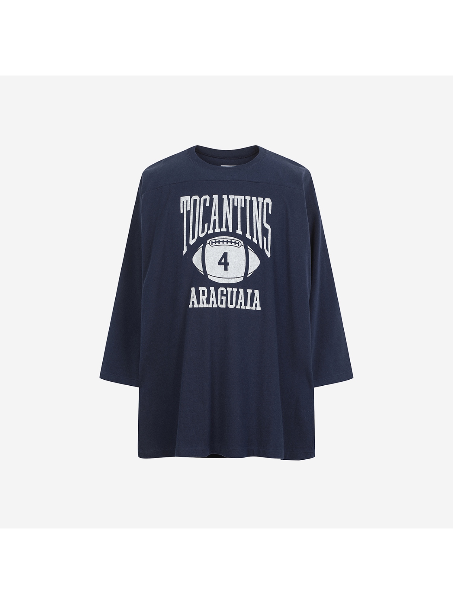 Ciota Printed Short Sleeve Sweatshirt Wine, Ciota Football 3/4 Sleeve T-Shirts Off 착용 스타일 - 8