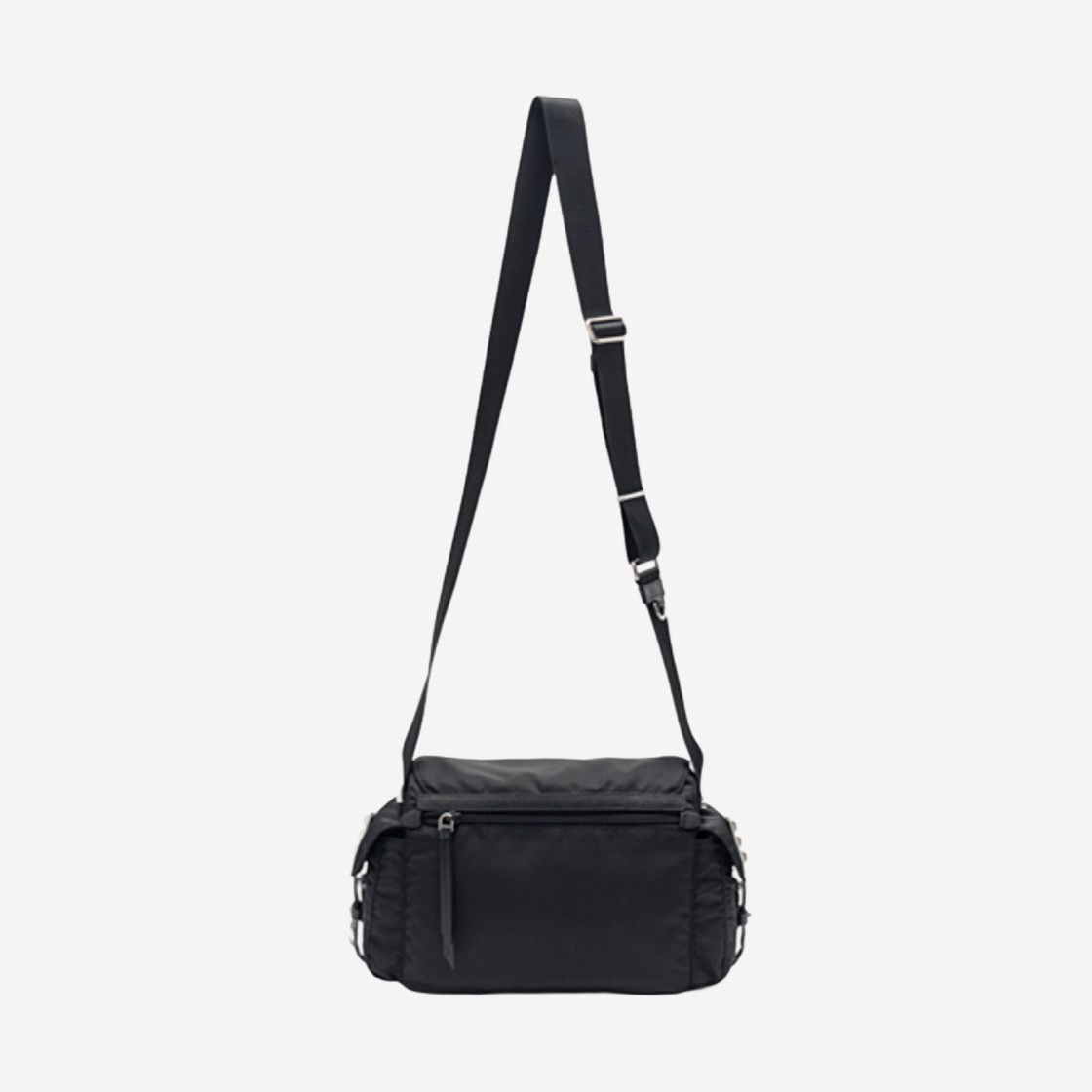 Prada Nylon Shoulder Bag Black 상세 이미지 2