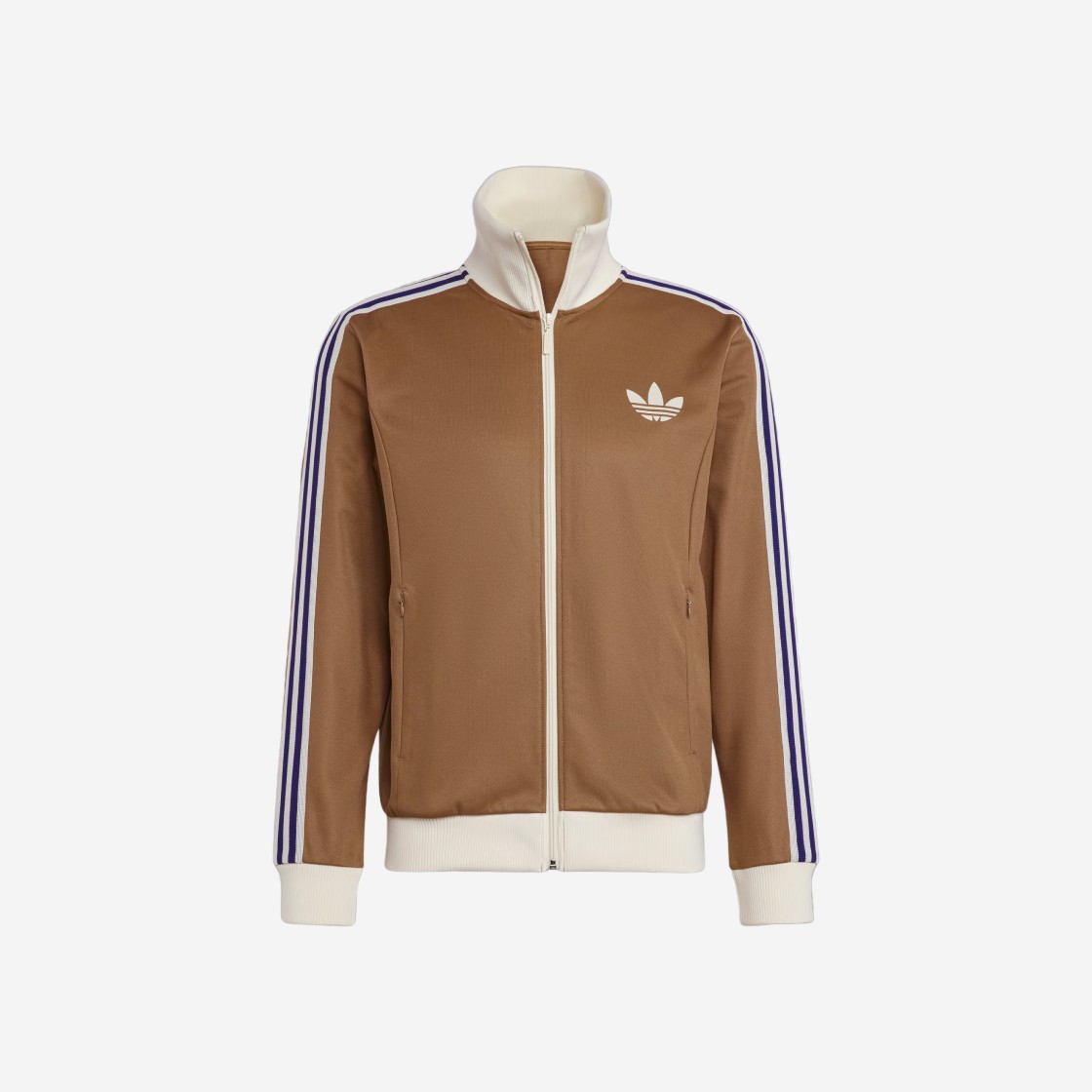 Adidas Adicolor Heritage Now Striped Track Top Brown Desert - KR Sizing 상세 이미지 1