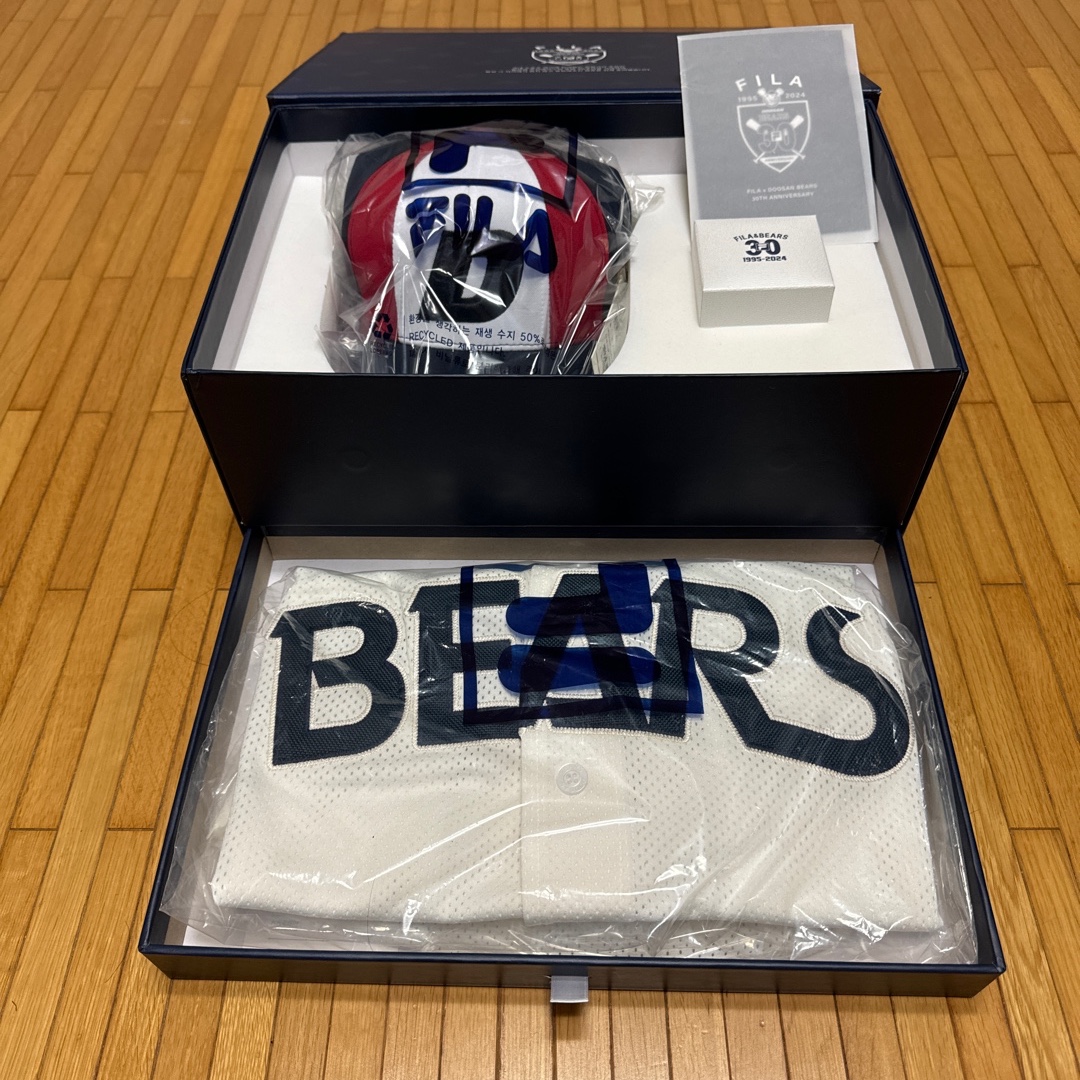 Doosan Bears x Fila 30th Anniversary Legendary Old Uniform Package (Non Marking Ver.) - Edition of 600 착용 스타일