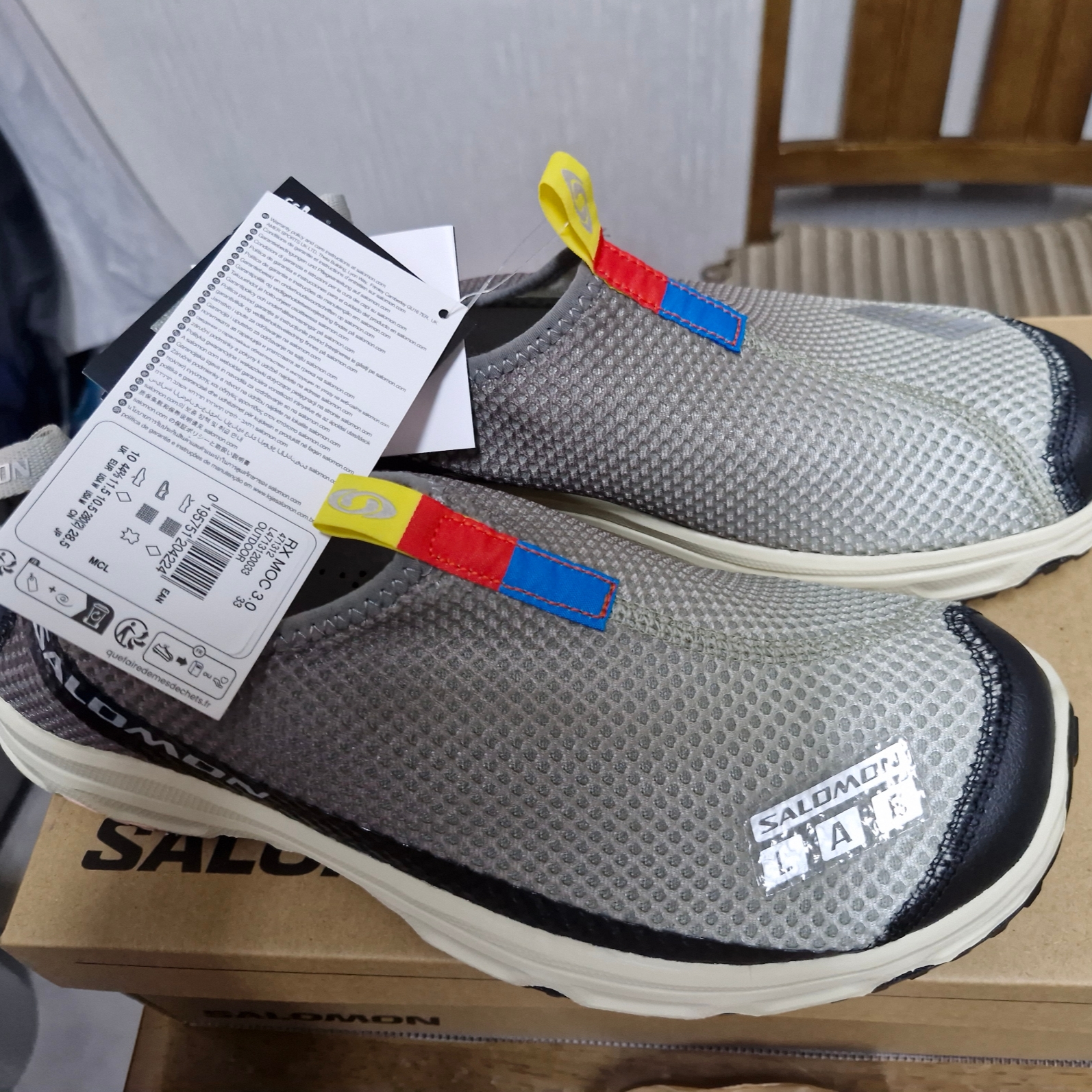 Salomon RX Moc 3.0 Pewter Desert 착용 스타일