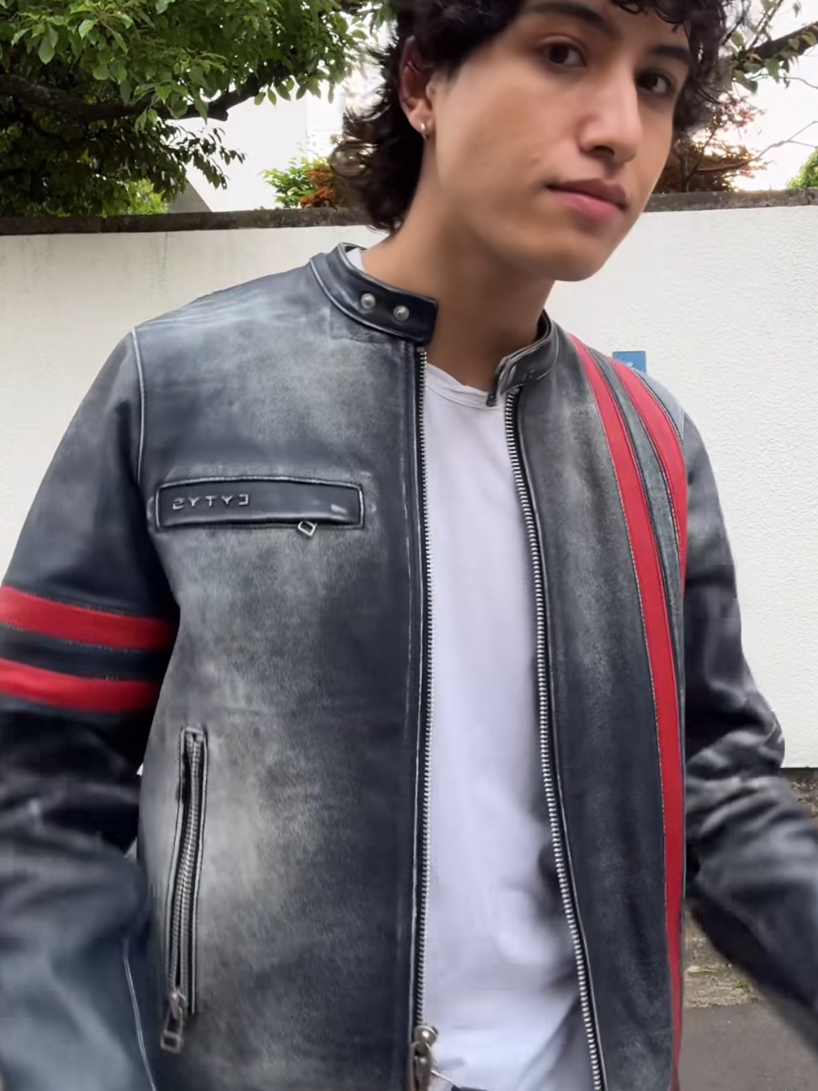 Eytys Damon Navy Stripe 착용 스타일 - 3