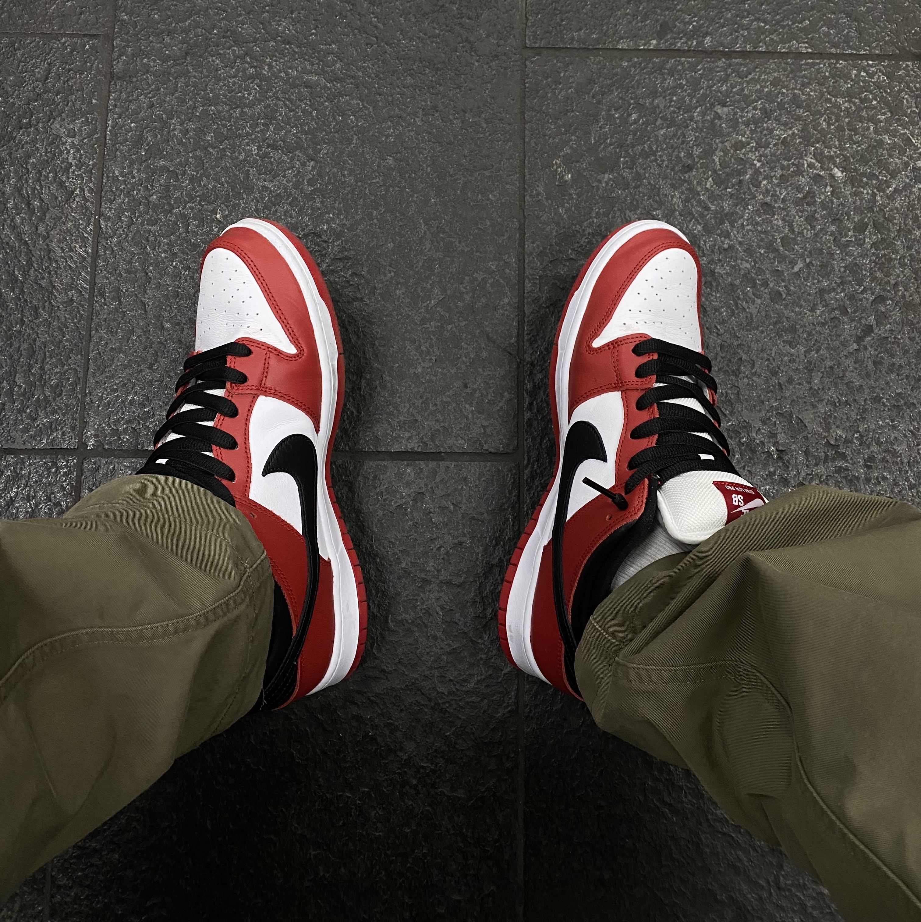 Nike SB Dunk Low Pro Chicago 착용 스타일