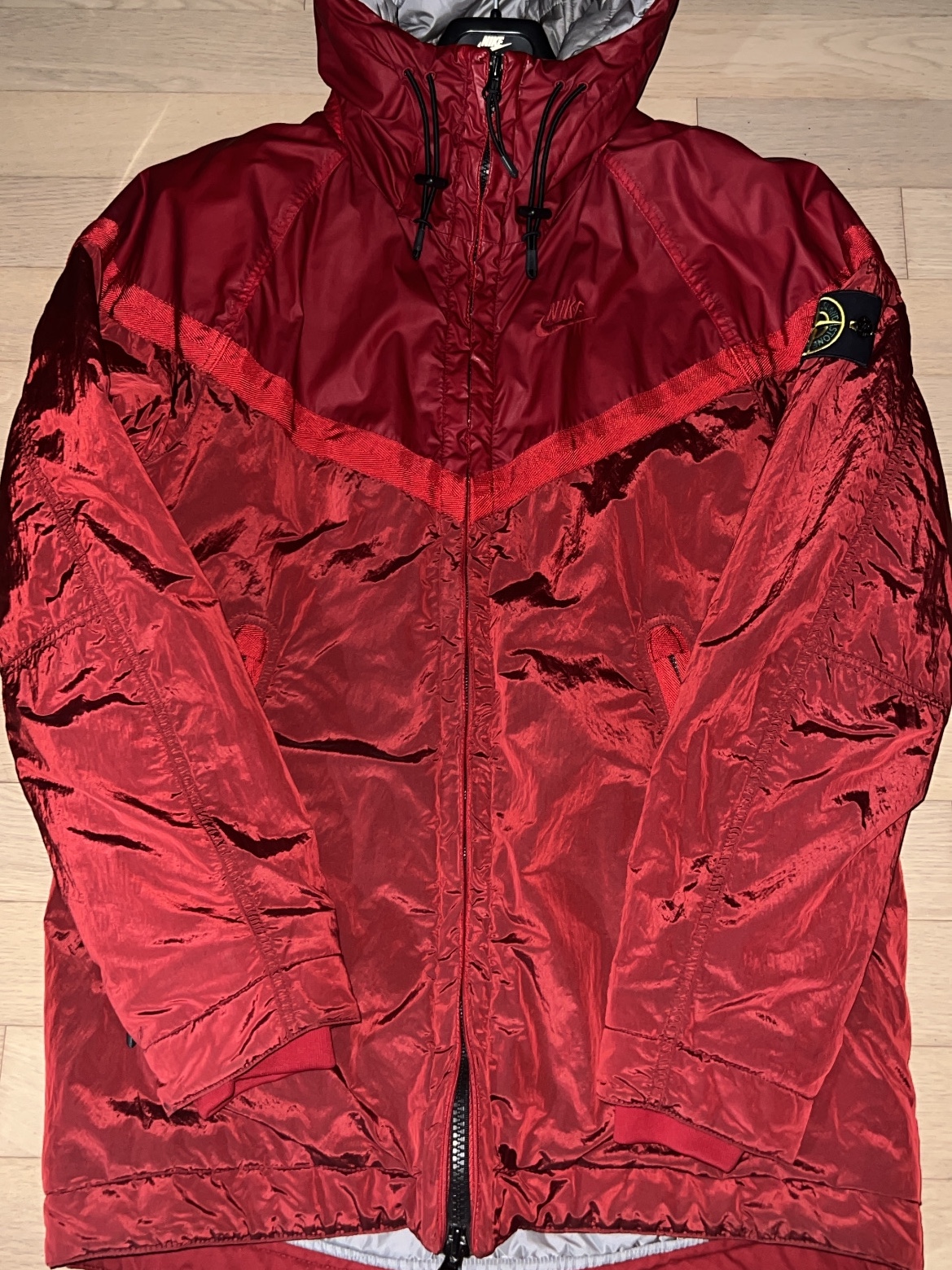 Nike Golf x Stone Island RASO-R 3L Jacket Blue 착용 스타일 - 2