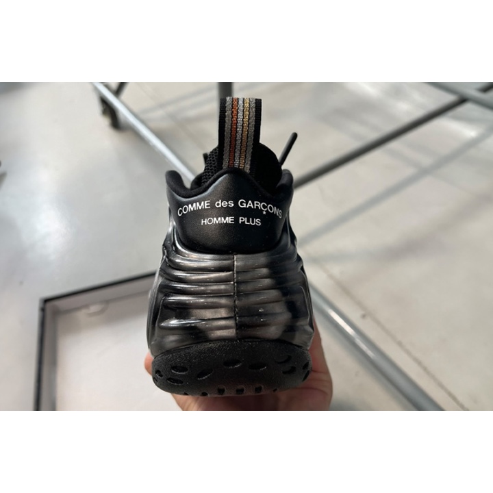Nike x Comme des Garcons Homme Plus Air Foamposite One Black, Nike x Comme des Garcons Homme Plus Air Foamposite One White 착용 스타일 - 2