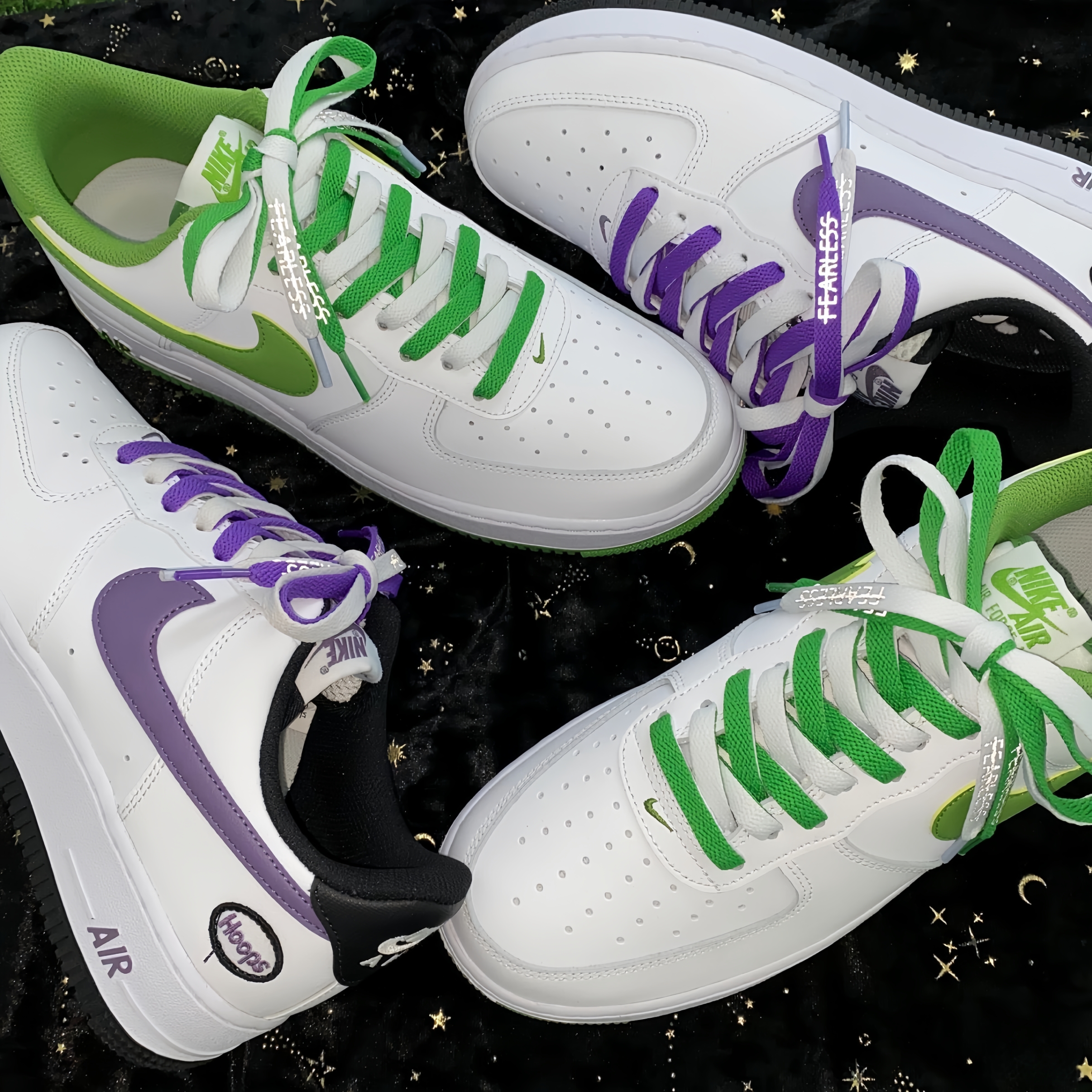 Nike Air Force 1 Low '07 White Chlorophyll 착용 스타일
