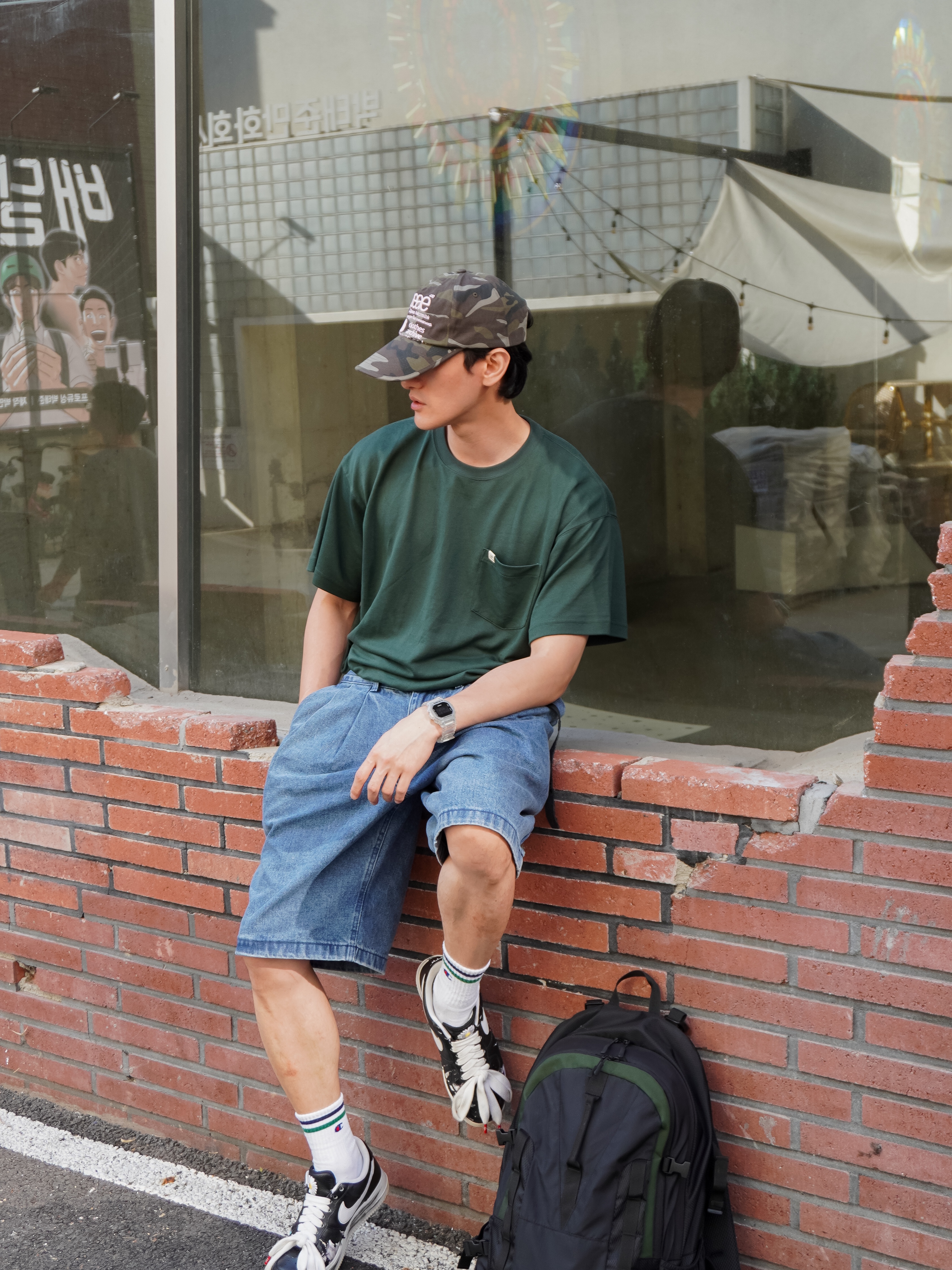 Nike x Peaceminusone Air Force 1 Low Para-Noise 착용 스타일 - 4