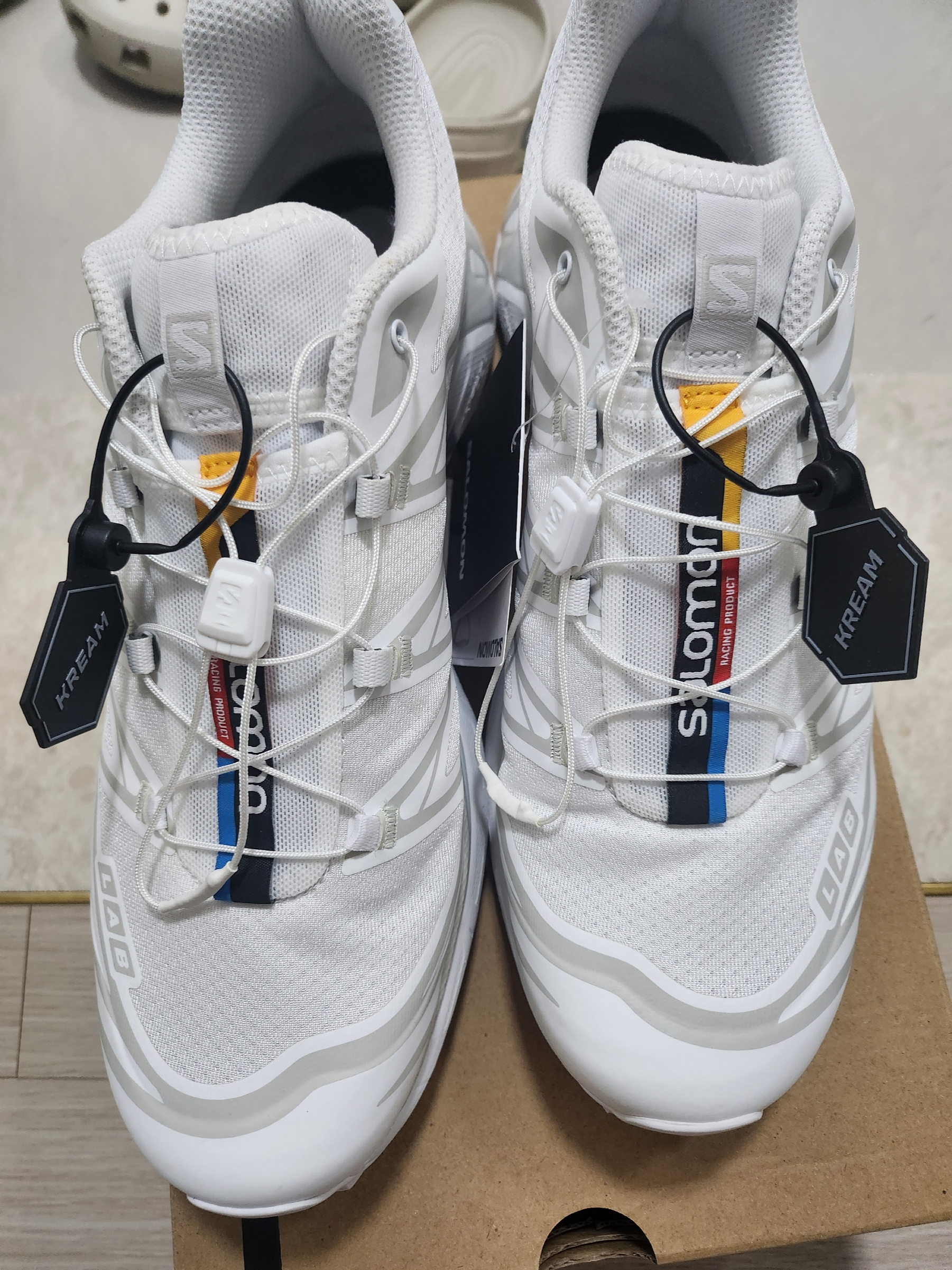 Salomon XT-6 ADV White 착용 스타일