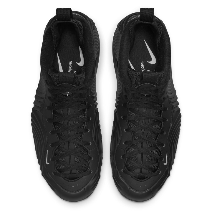 Nike x Comme des Garcons Homme Plus Air Foamposite One Black, Nike x Comme des Garcons Homme Plus Air Foamposite One White 착용 스타일 - 4