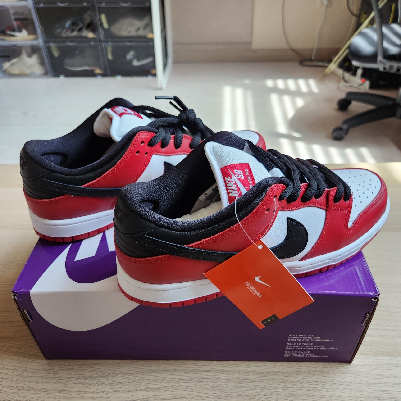 Nike SB Dunk Low Pro Chicago 착용 스타일 - 5