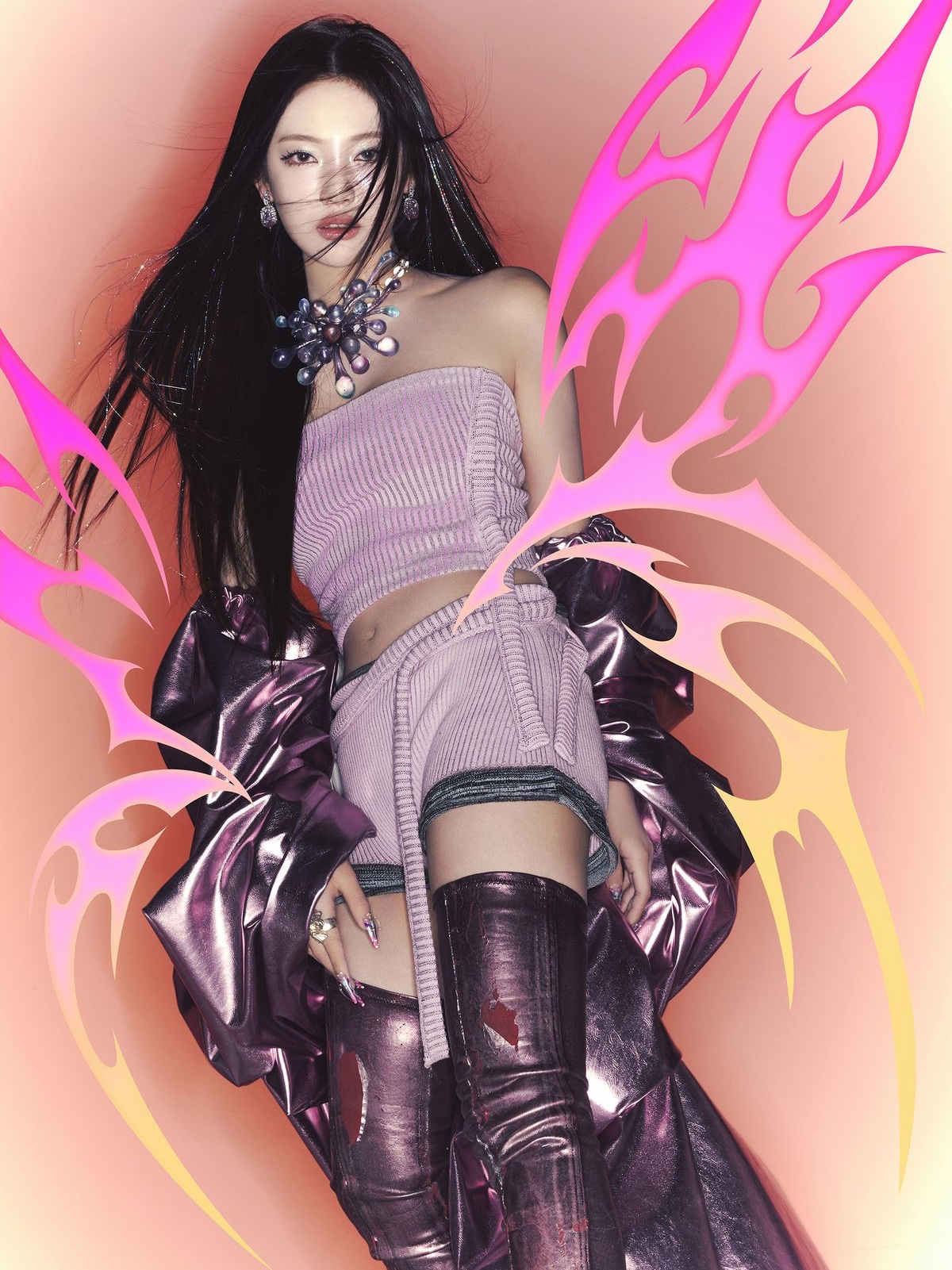 Ottolinger Signature Ceramic Bag Fluff Pink, Ottolinger Signature Ceramic Bag Mauve Mist 착용 스타일 - 3