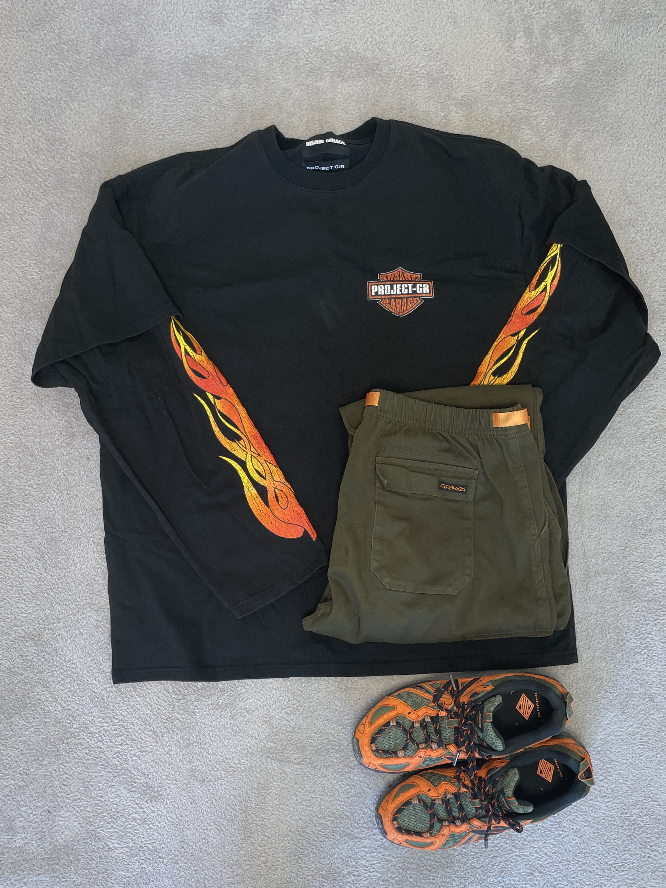 New Balance x Joe Freshgoods Beneath the Surface 610 Lil Swamps Orange 착용 스타일 - 4