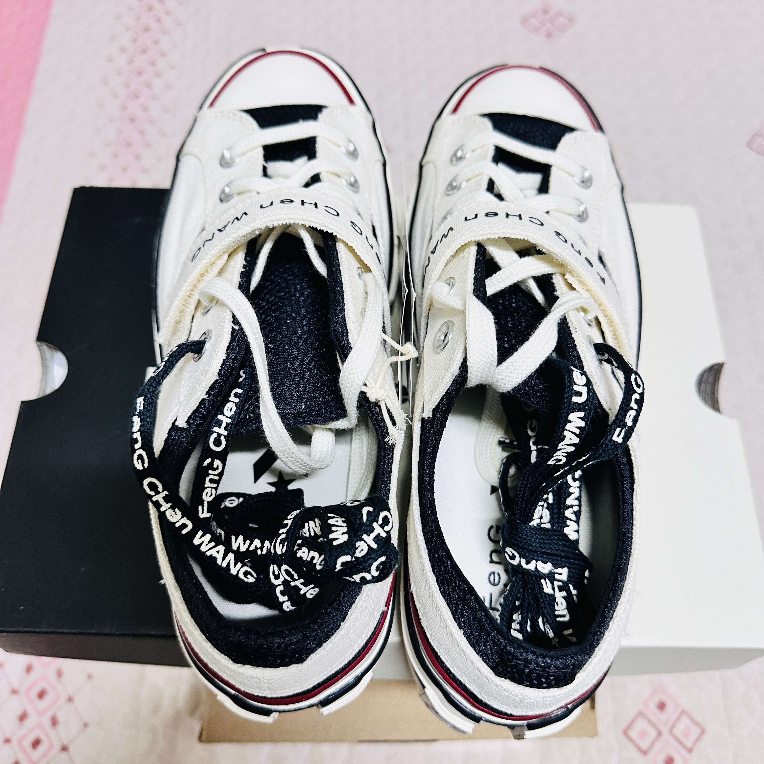 Converse x Feng Chen Wang Chuck 70 Ox 2-in-1 Egret 착용 스타일 - 3