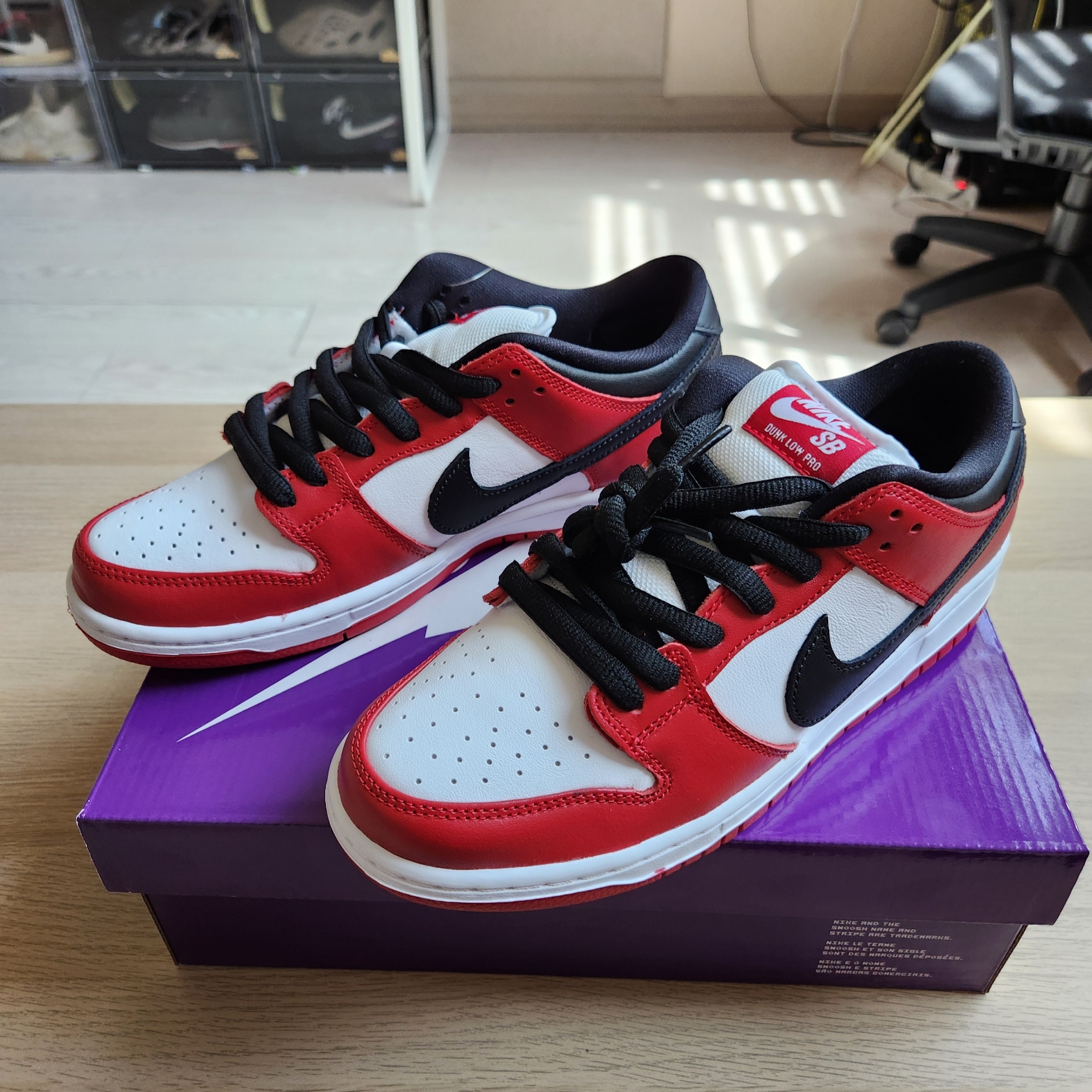 Nike SB Dunk Low Pro Chicago 착용 스타일 - 9