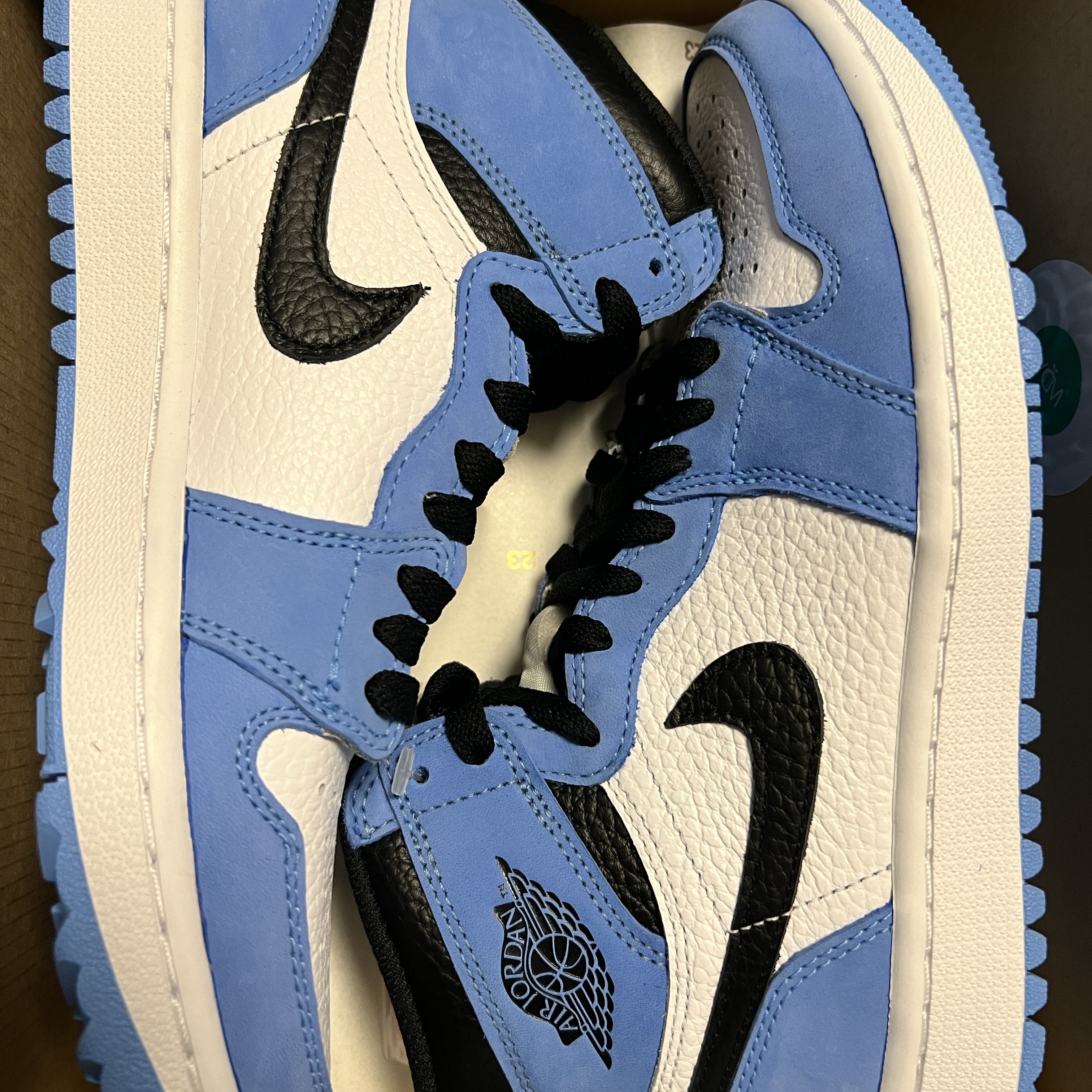 Jordan 1 High Golf University Blue 착용 스타일 - 2