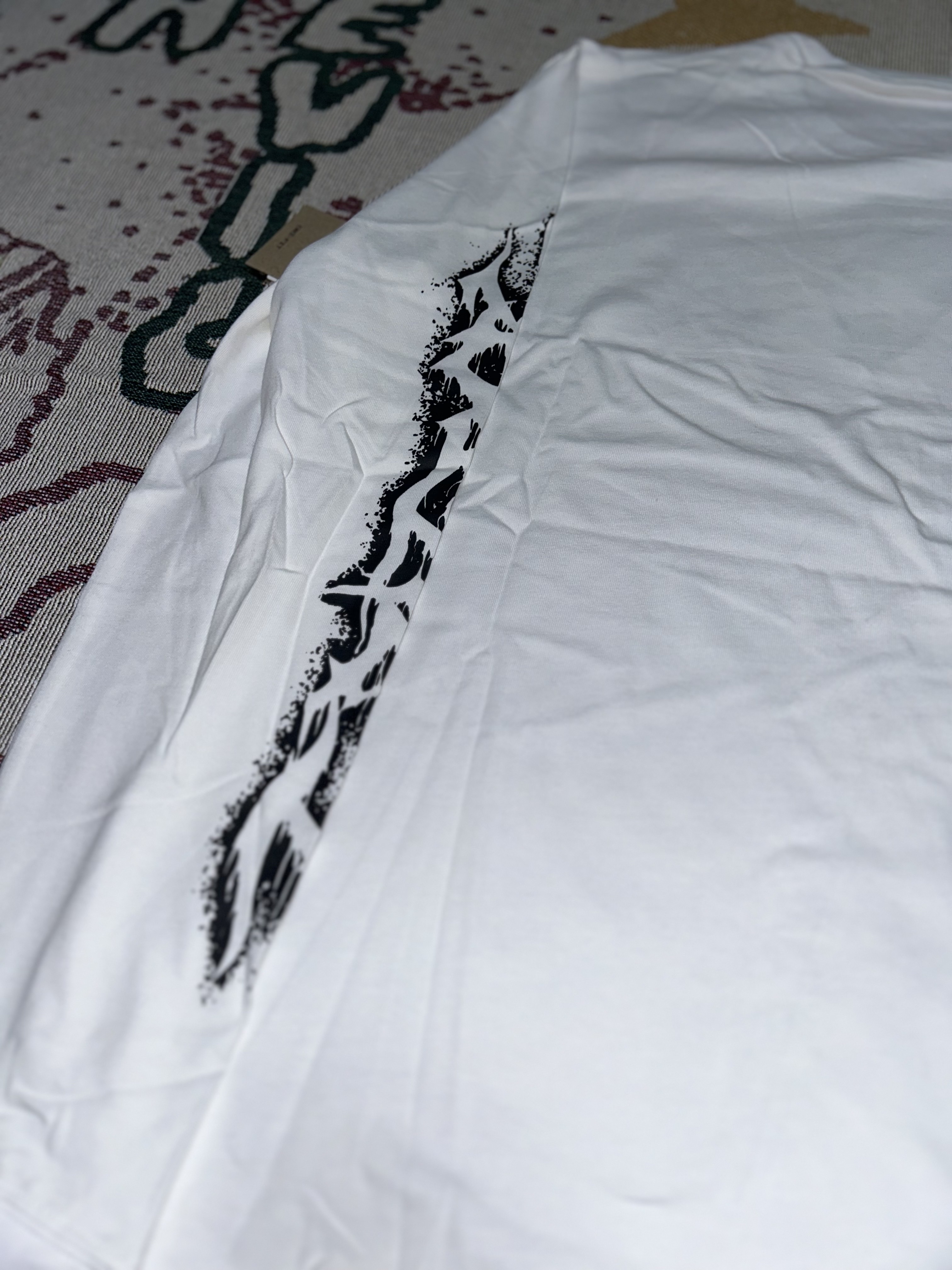 Jordan Dri-FIT Sport Graphic Long-Sleeve T-Shirt White - Asia 착용 스타일 - 5