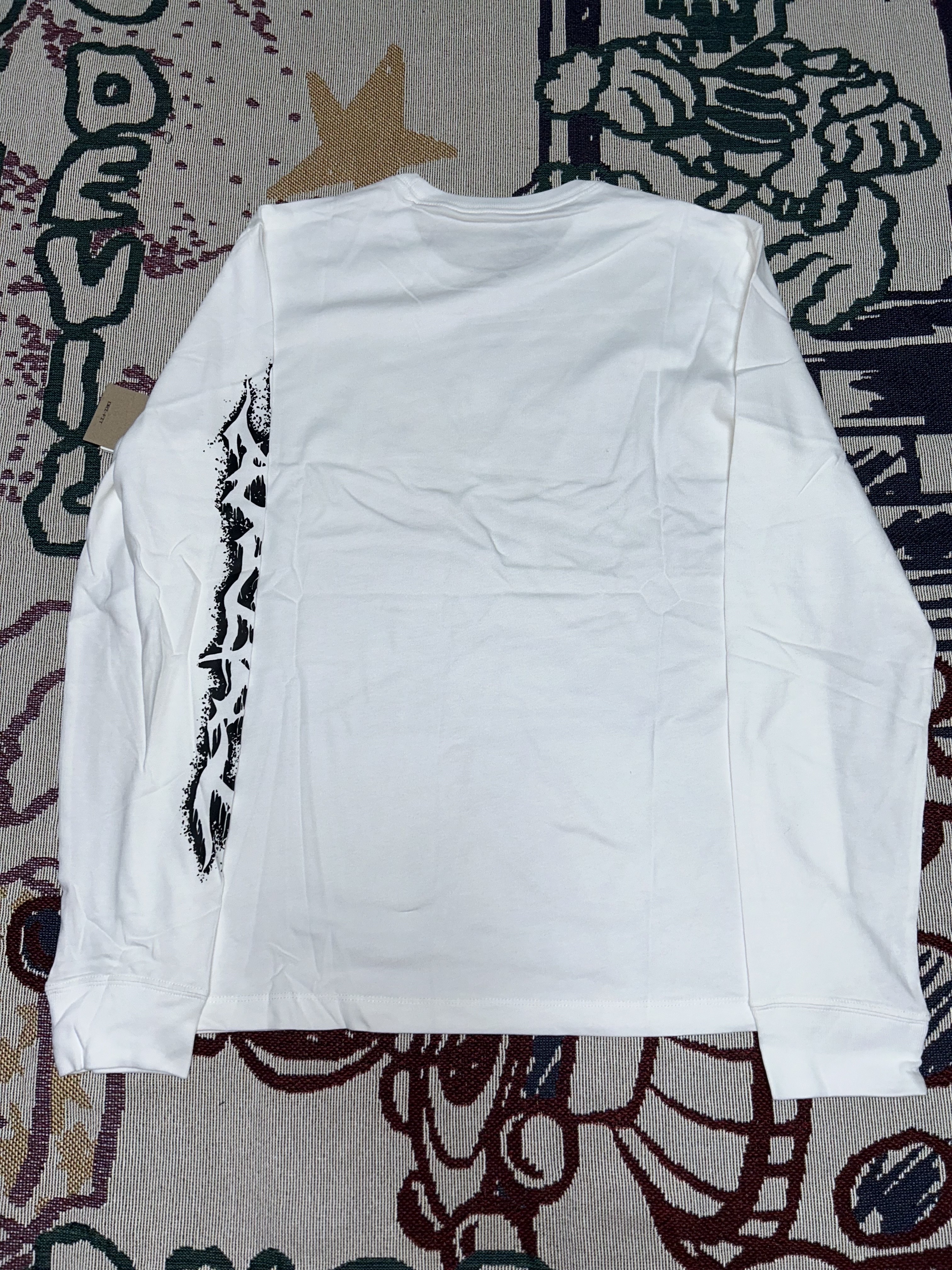 Jordan Dri-FIT Sport Graphic Long-Sleeve T-Shirt White - Asia 착용 스타일 - 4