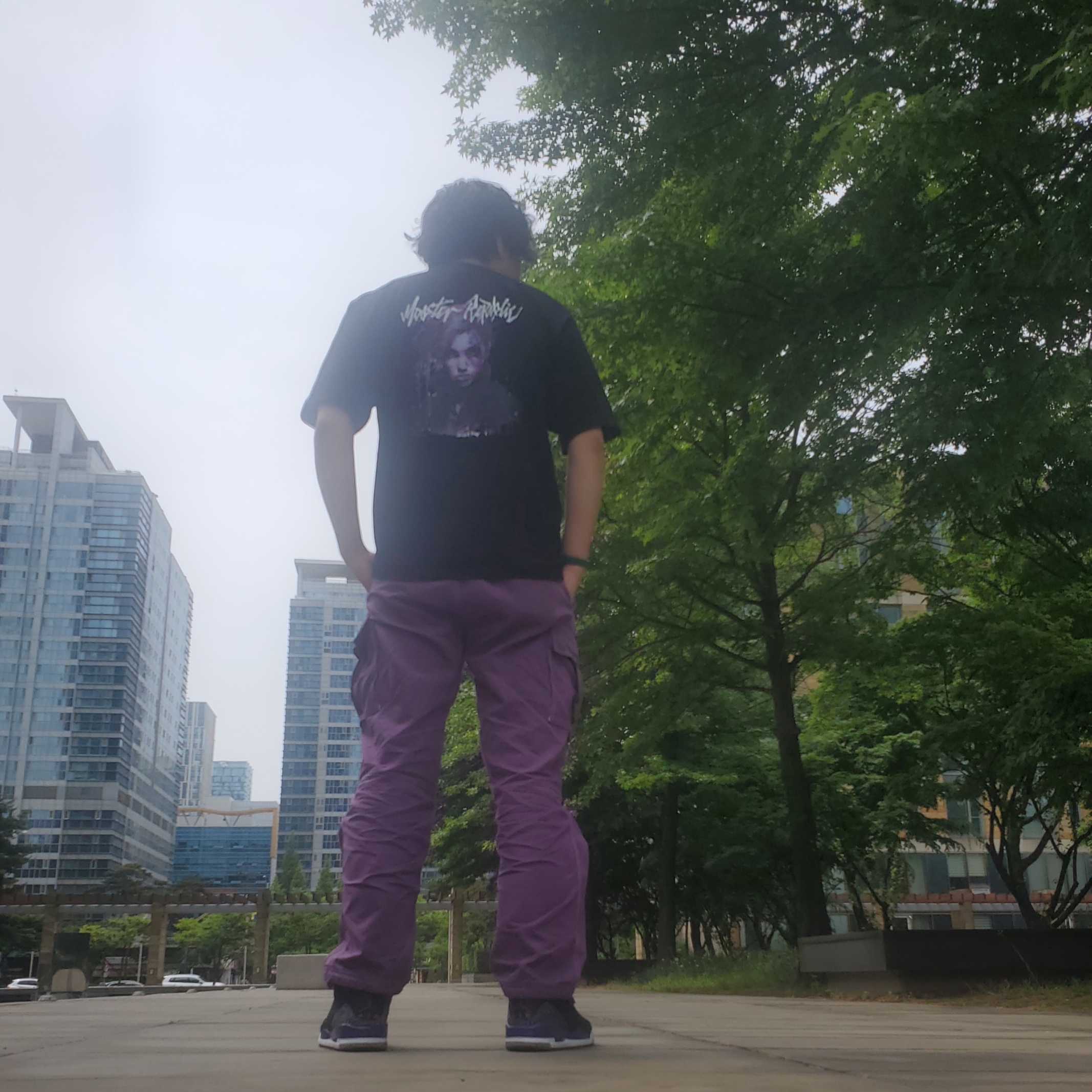 Jordan 3 Retro Court Purple 착용 스타일