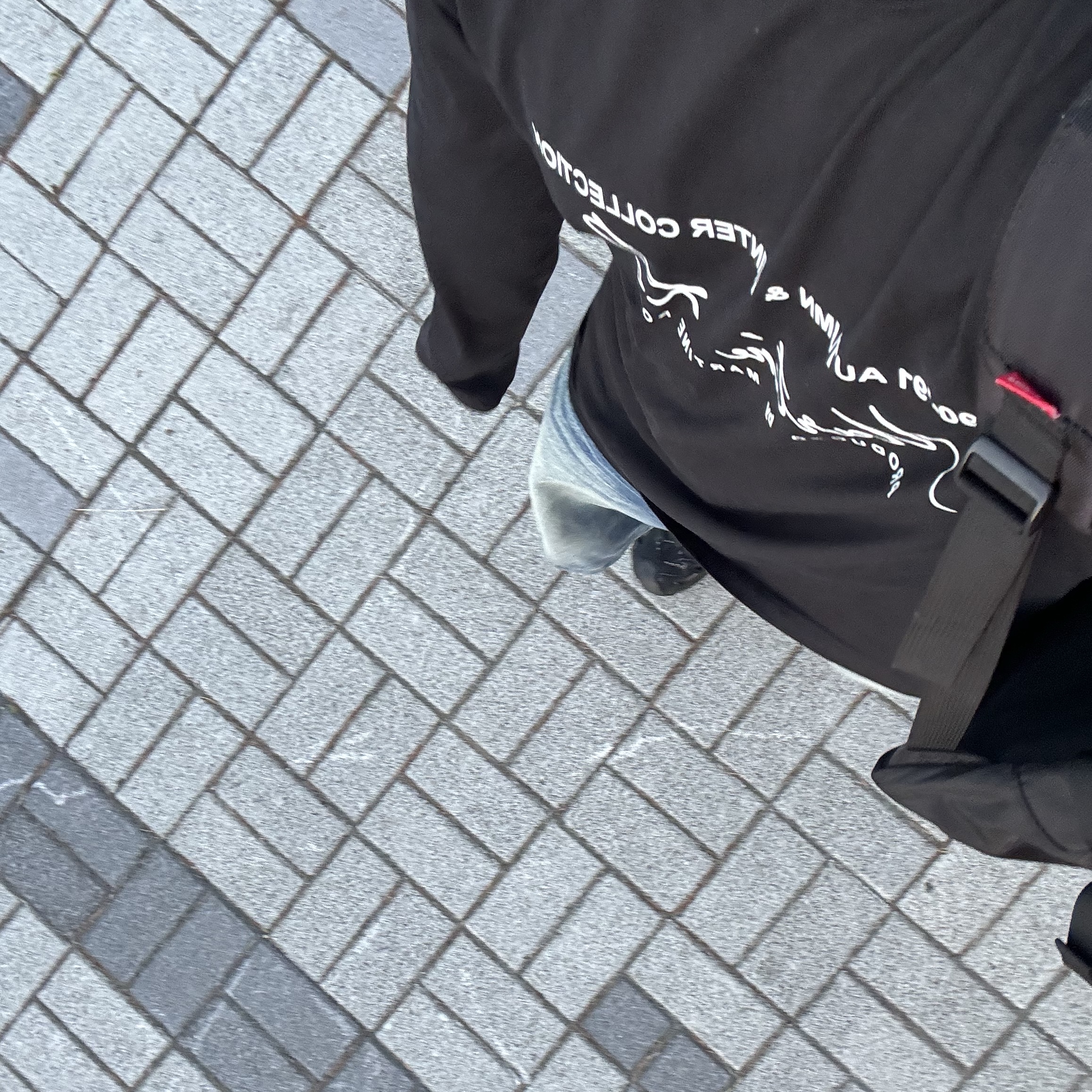 Martine Rose Classic Long Sleeve T-Shirt Black 착용 스타일