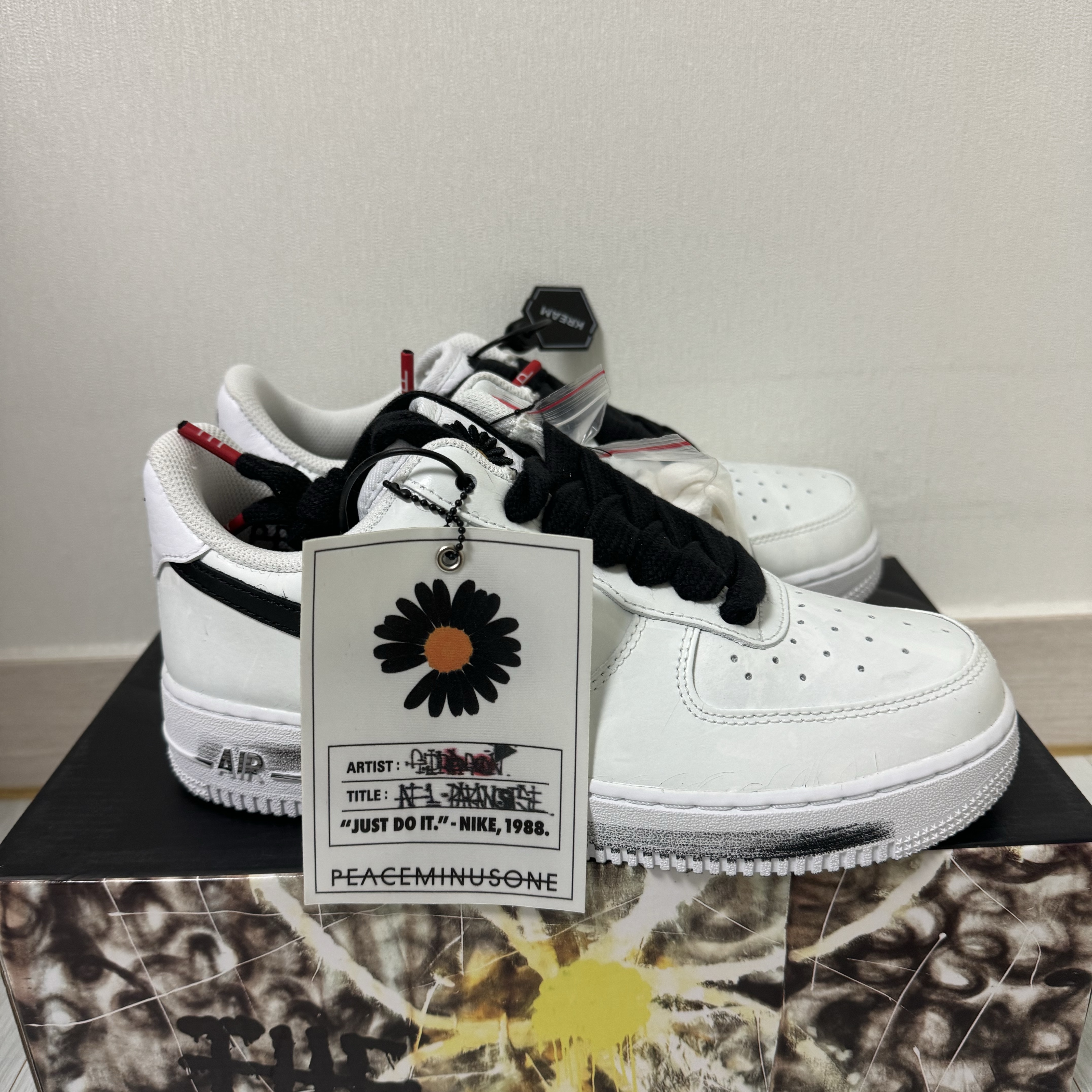 Nike x Peaceminusone Air Force 1 Low Para-Noise 2.0 착용 스타일 - 1