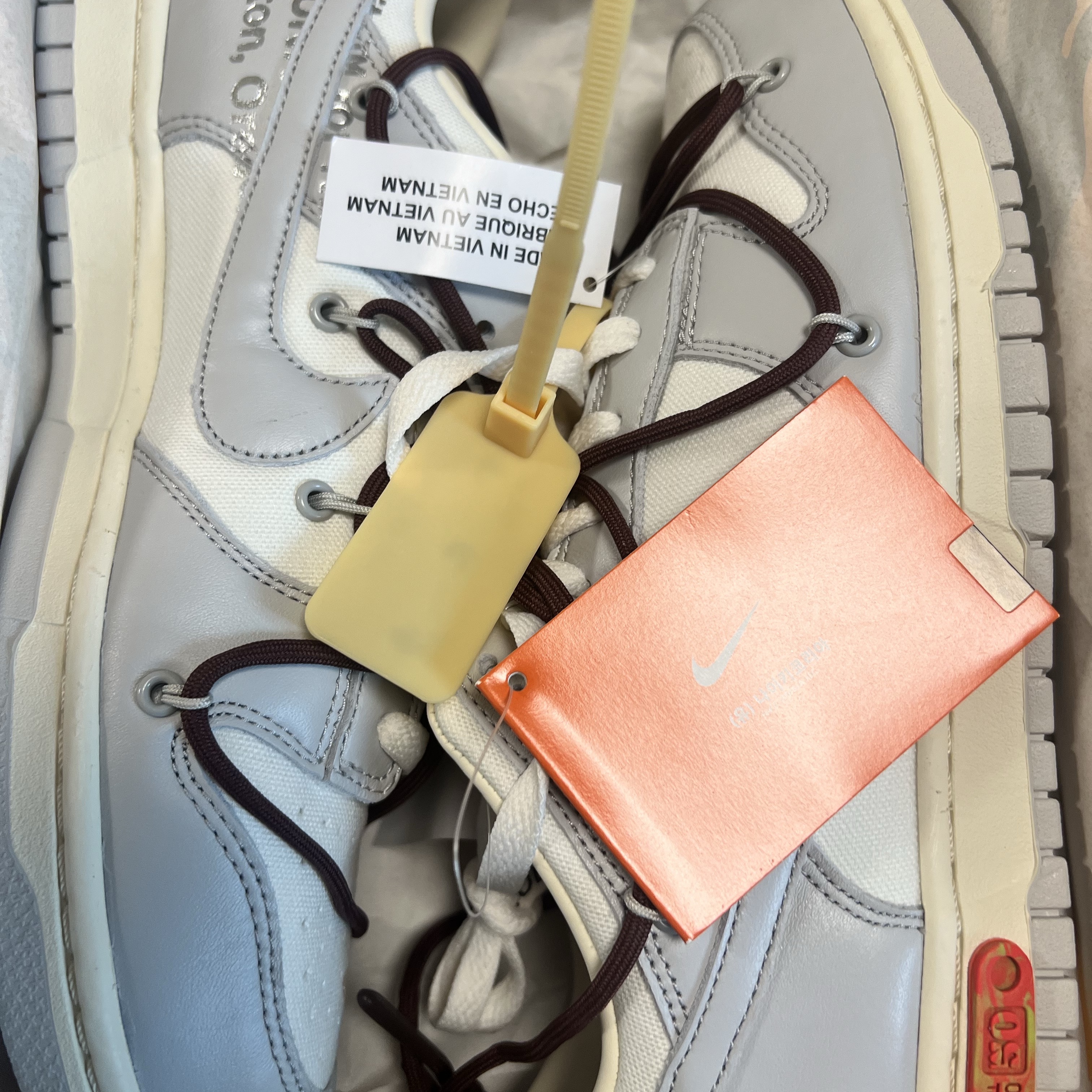 Nike x Off-White Dunk Low The 50 - Lot 46 착용 스타일 - 3