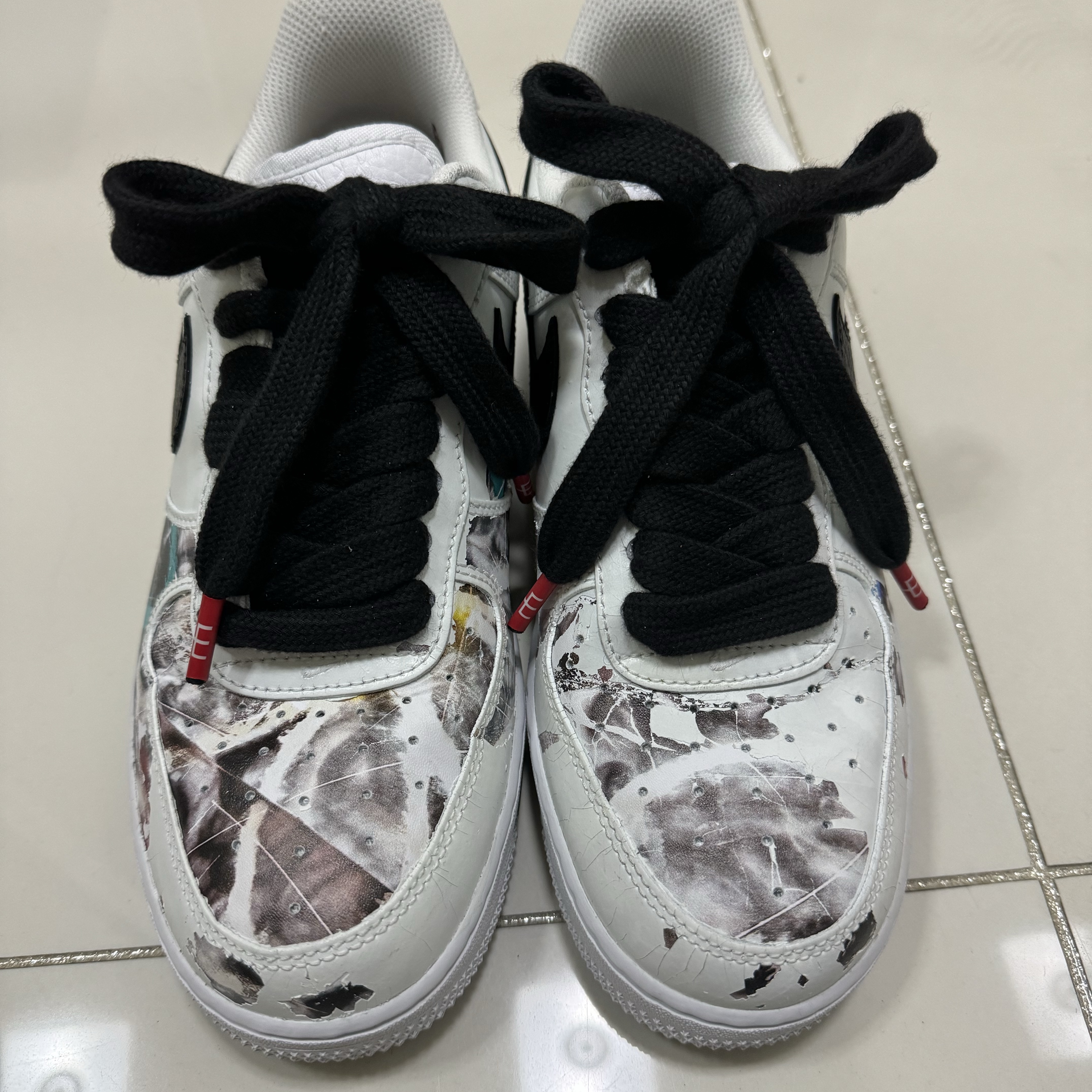 Nike x Peaceminusone Air Force 1 Low Para-Noise 2.0 착용 스타일 - 2