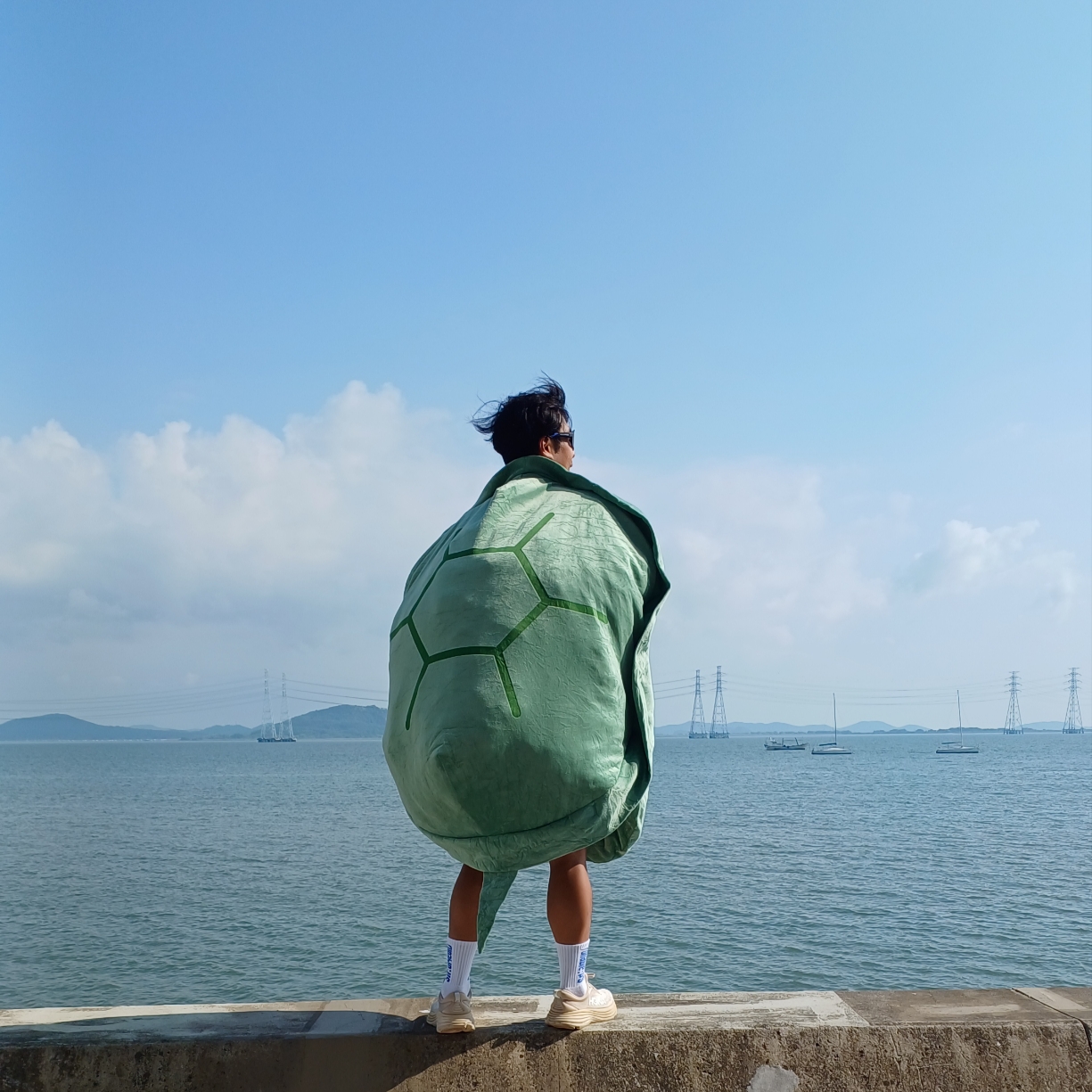 Hoka Bondi 8 Shifting Sand - Regular 착용 스타일 - 1