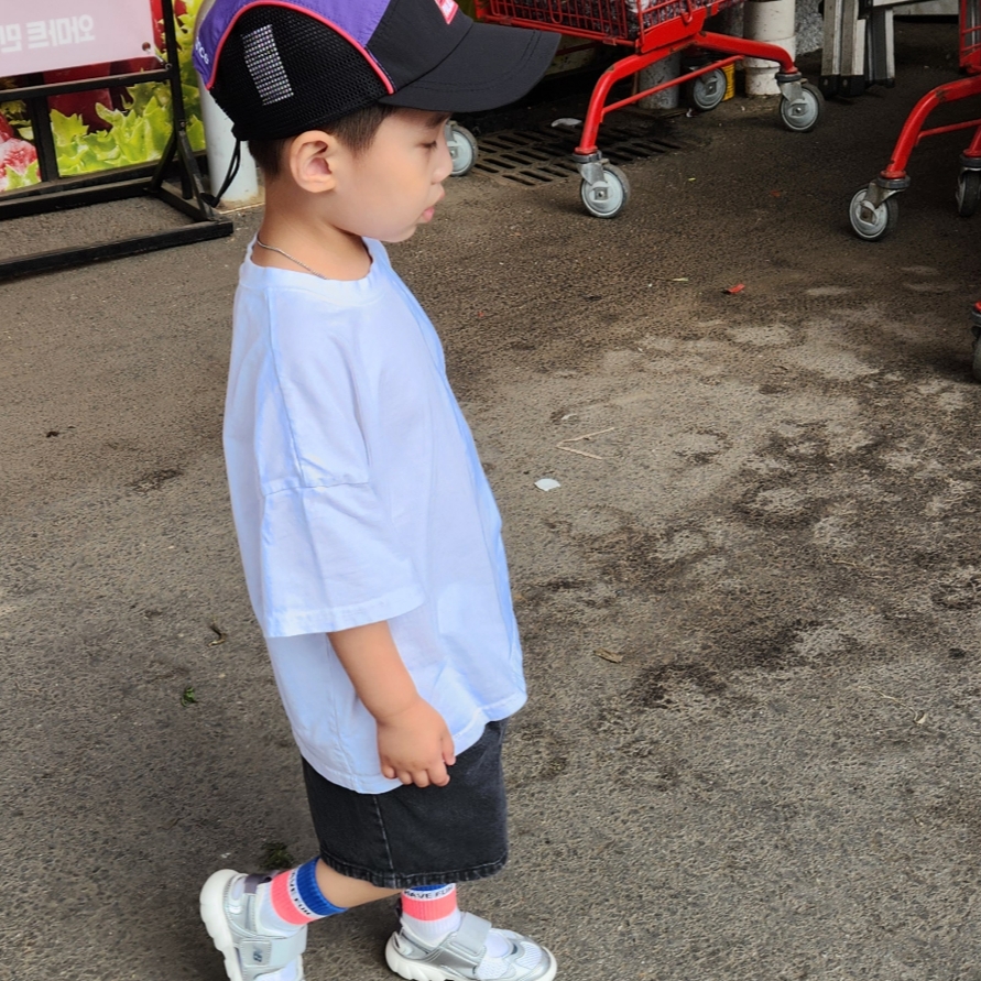(Kids) New Balance Freedle 920 Sandal Silver, Palace x New Balance Cap Black Purple - 23SS 착용 스타일 - 1