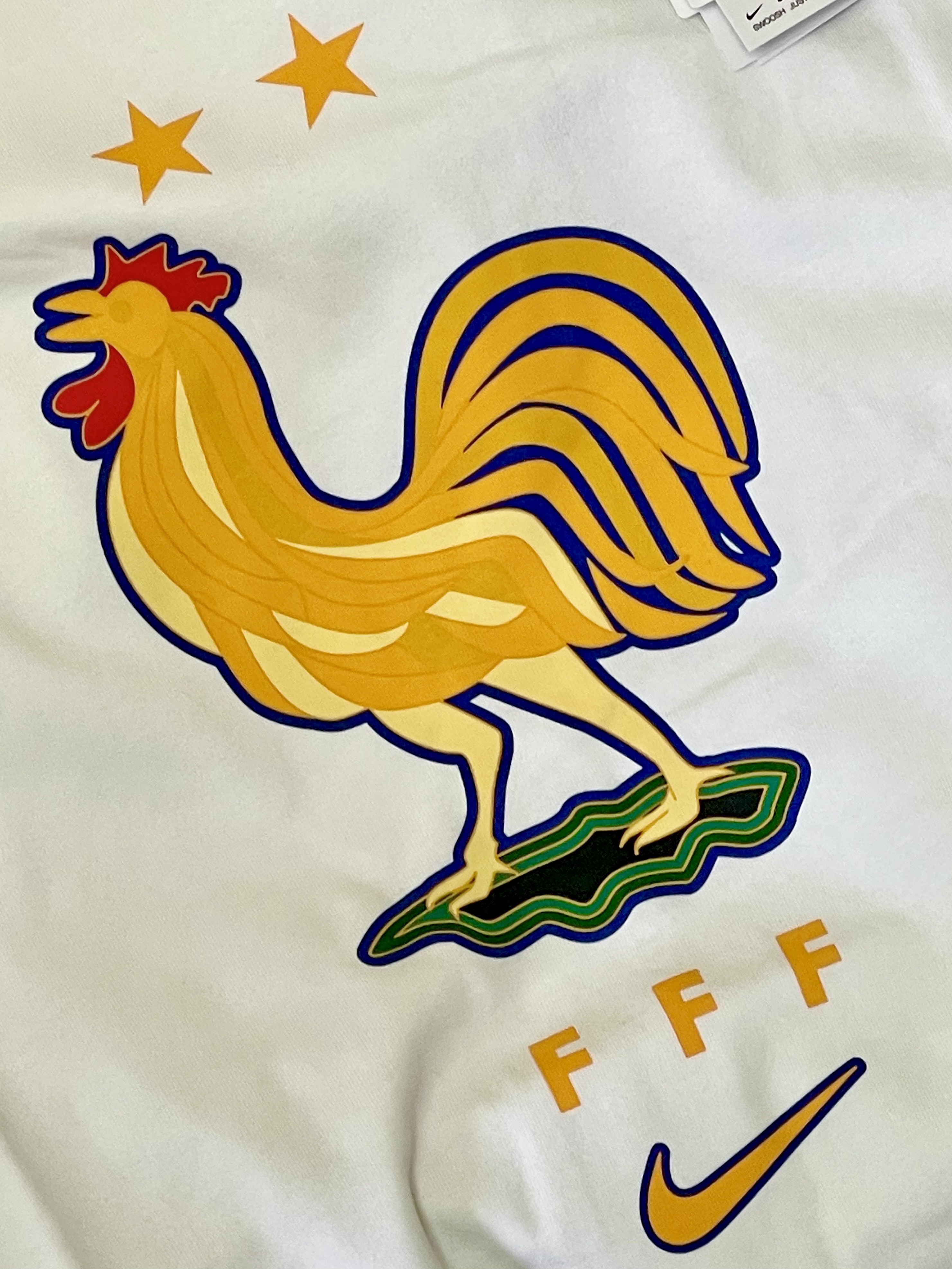 Nike FFF Soccer T-Shirt White 착용 스타일
