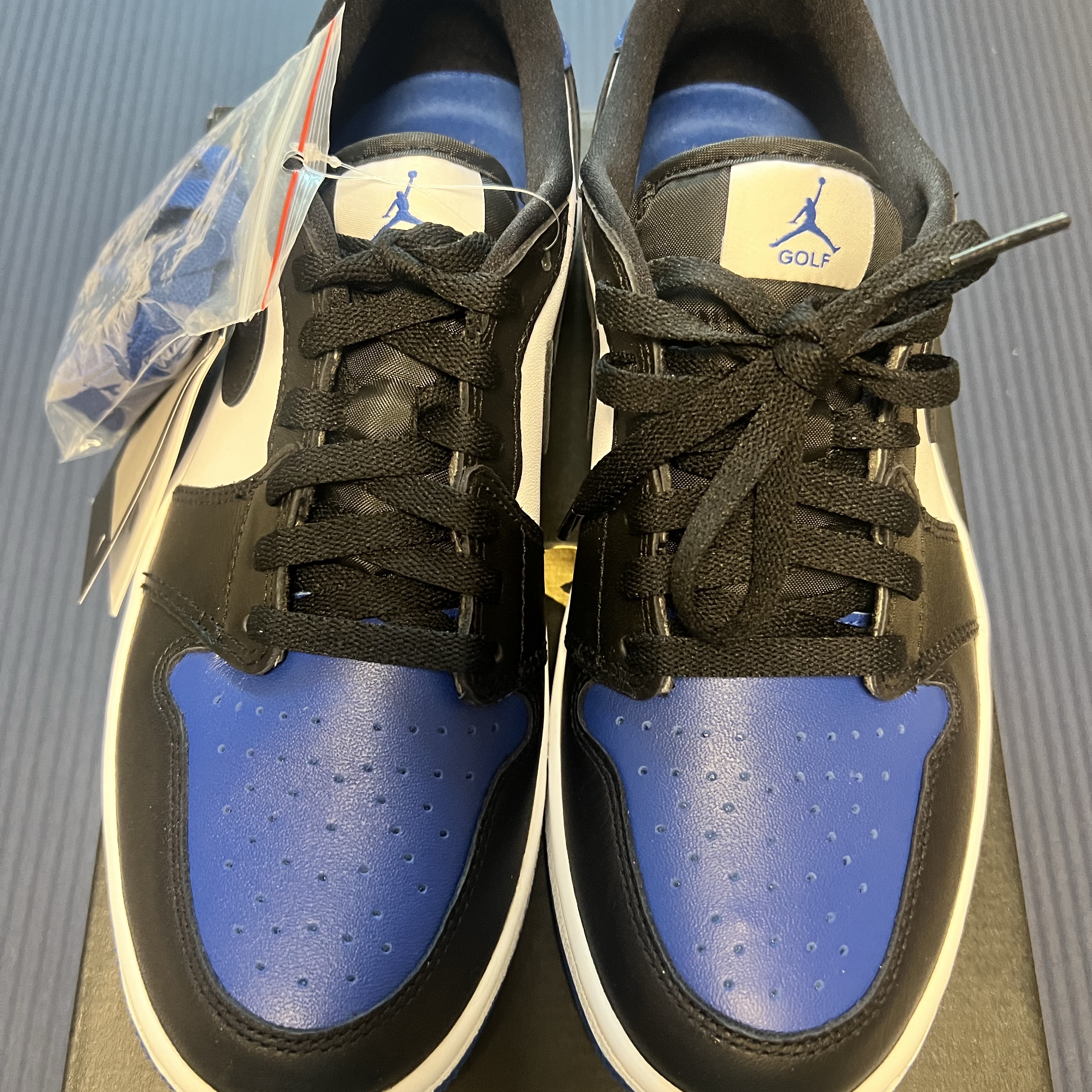 Jordan 1 Low Golf Sport Royal 착용 스타일 - 1