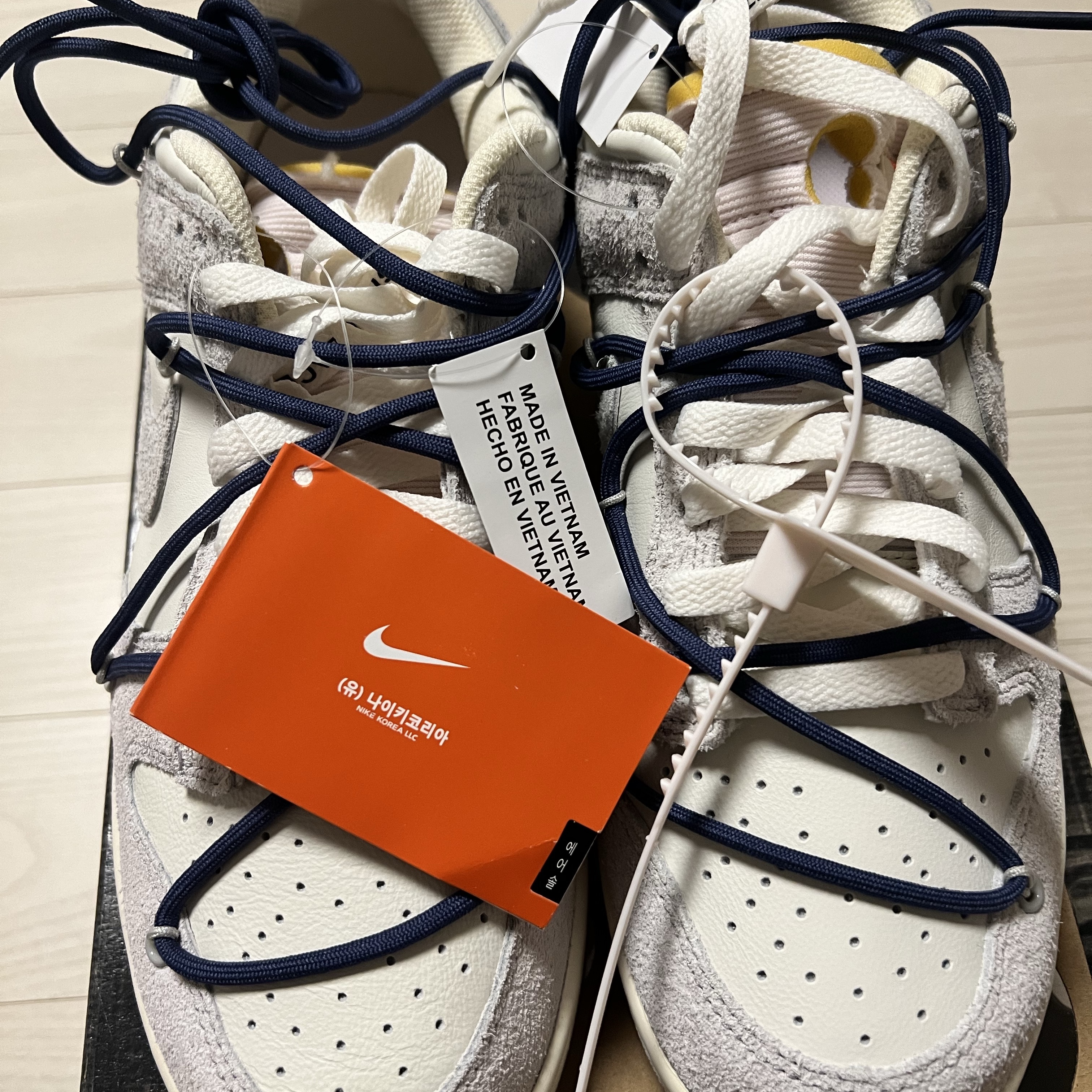 Nike x Off-White Dunk Low The 50 - Lot 18 착용 스타일 - 1