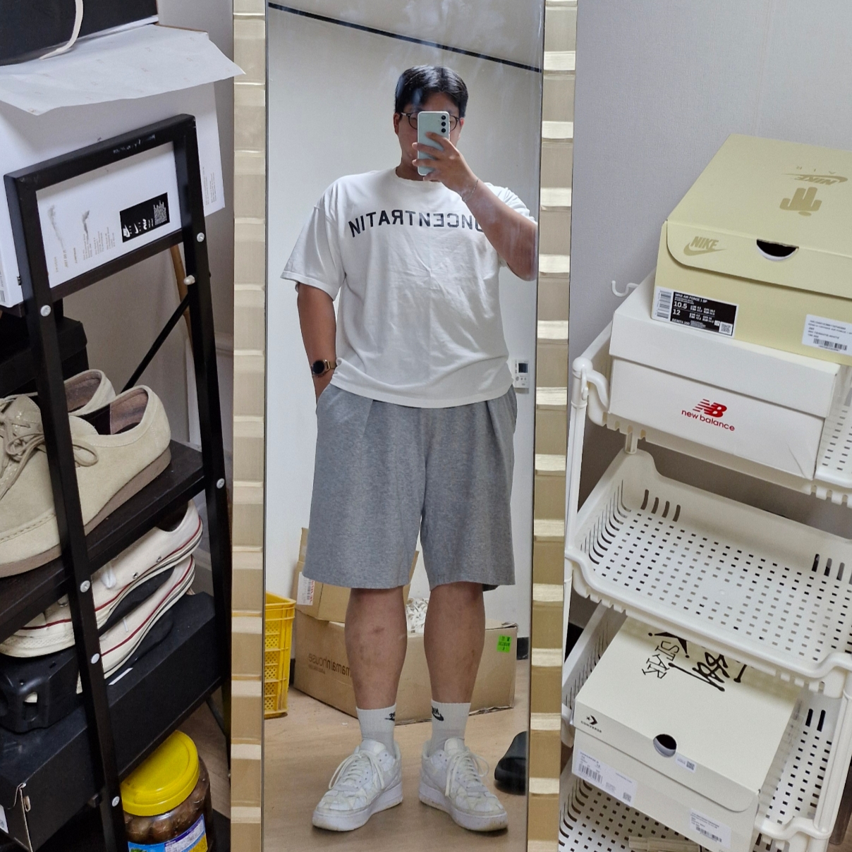 Nike x Billie Eilish Air Force 1 Low SP Triple White 착용 스타일