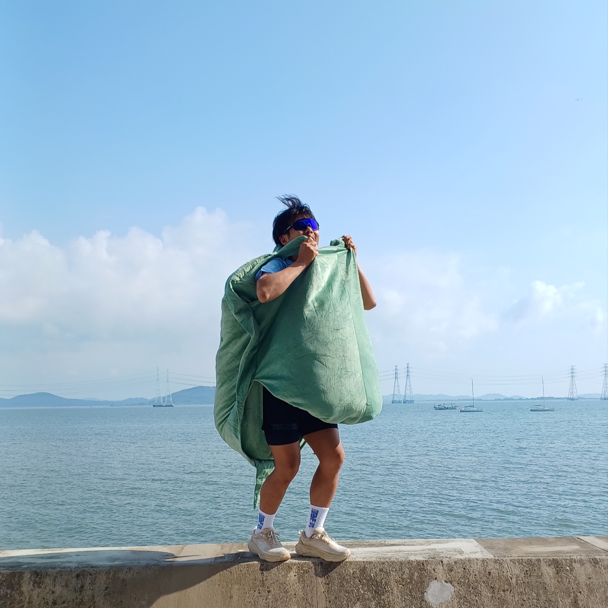 Hoka Bondi 8 Shifting Sand - Regular 착용 스타일 - 2