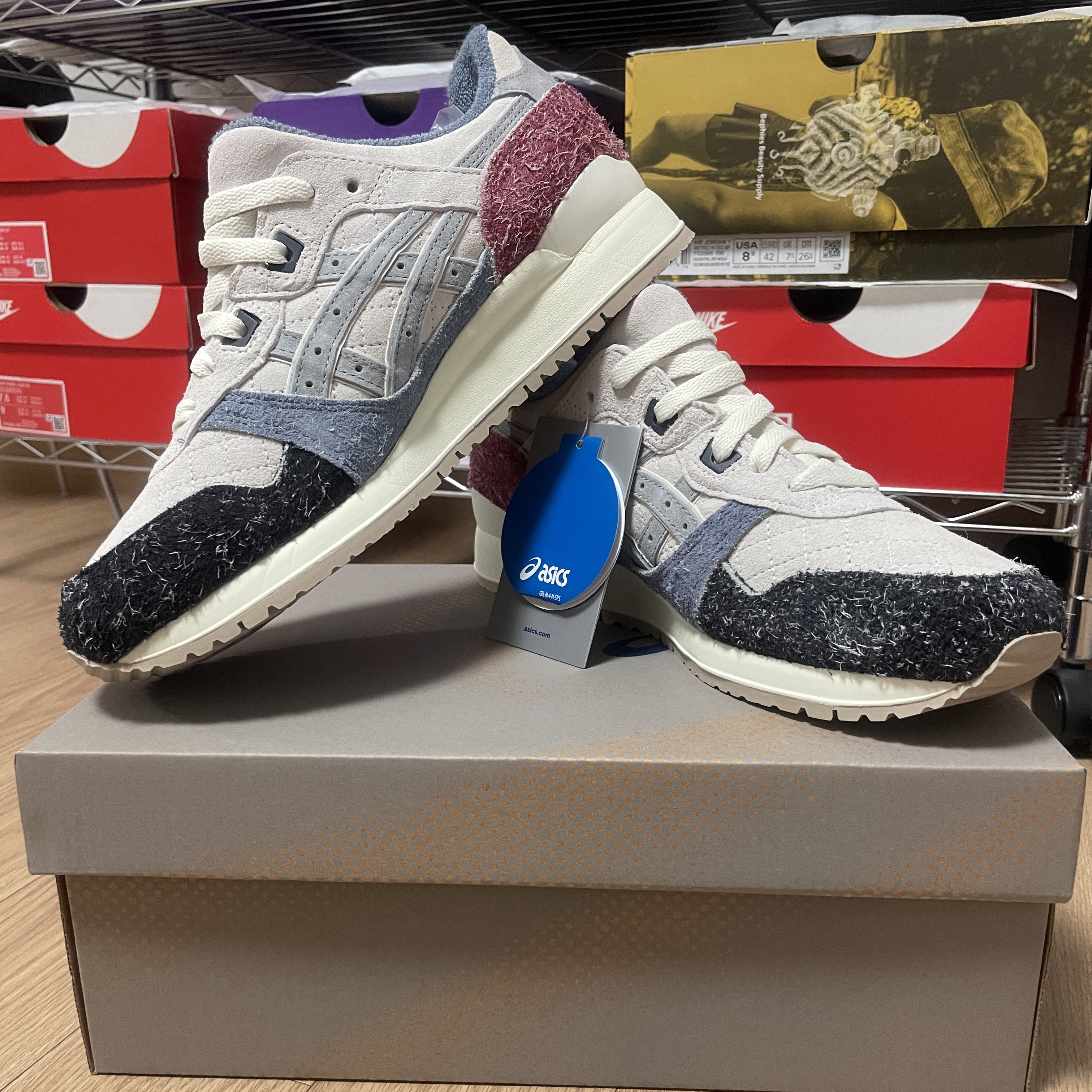 Asics x Kith Gel-Lyte III Remastered Seoul Cream 착용 스타일 - 2