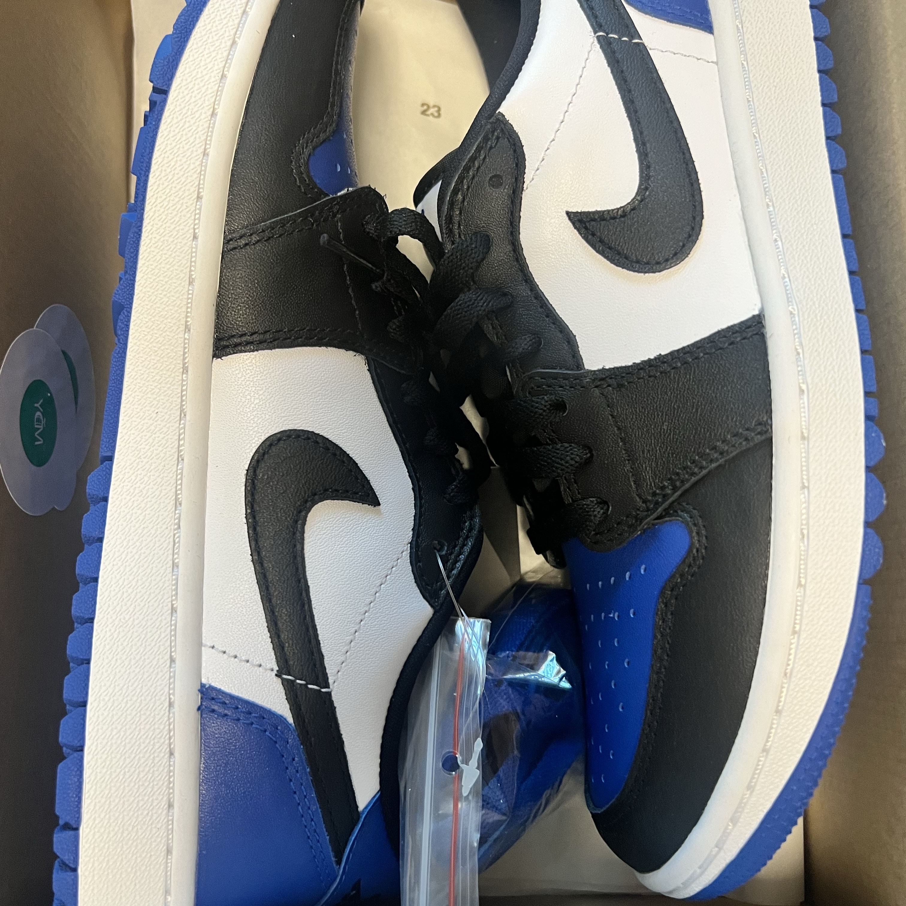 Jordan 1 Low Golf Sport Royal 착용 스타일 - 3