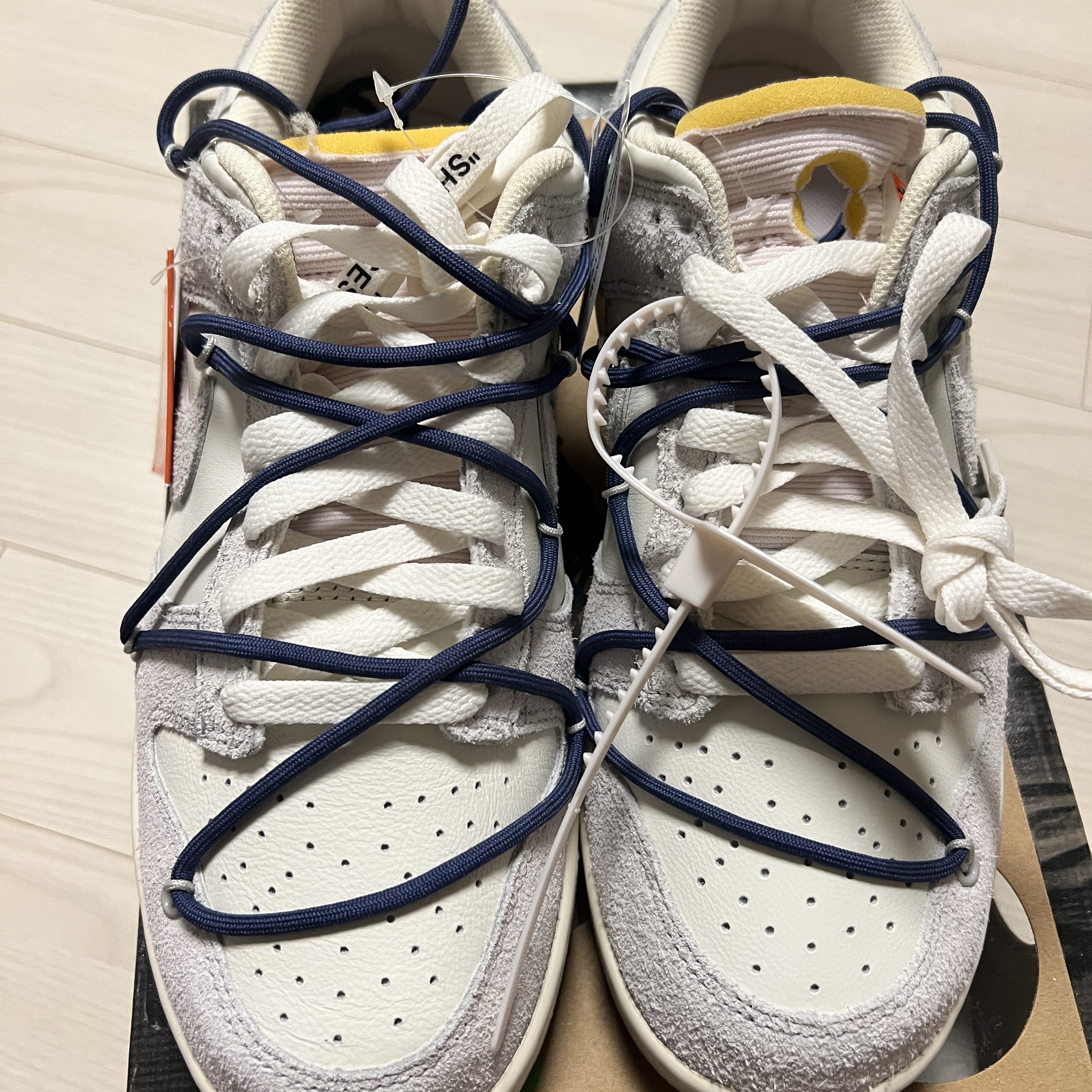 Nike x Off-White Dunk Low The 50 - Lot 18 착용 스타일 - 2