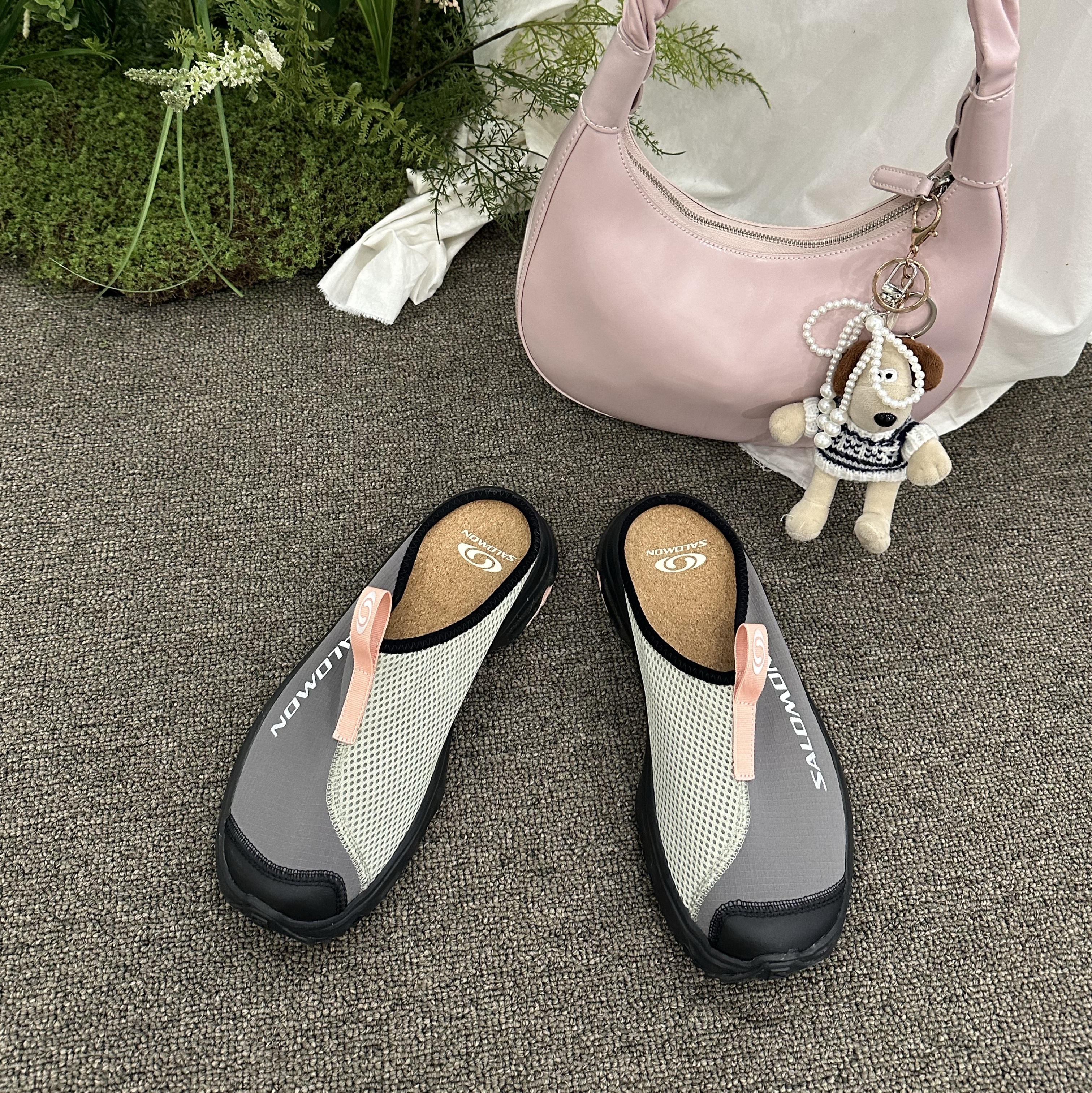 Salomon RX Slide 3.0 Pewter 착용 스타일 - 4