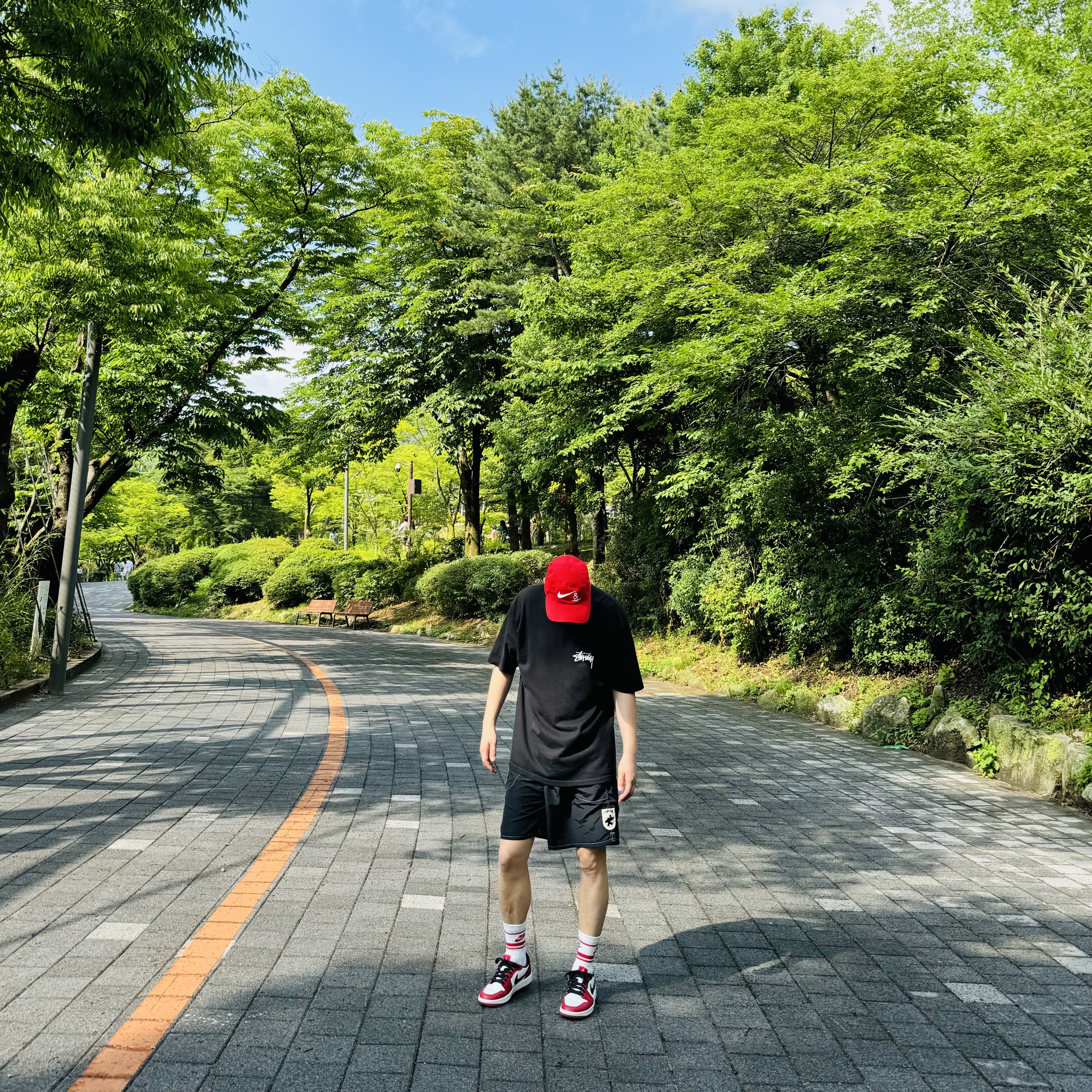 Stussy Withered Flower T-Shirt Black, Jordan 1 Low Golf Chicago 착용 스타일 - 4