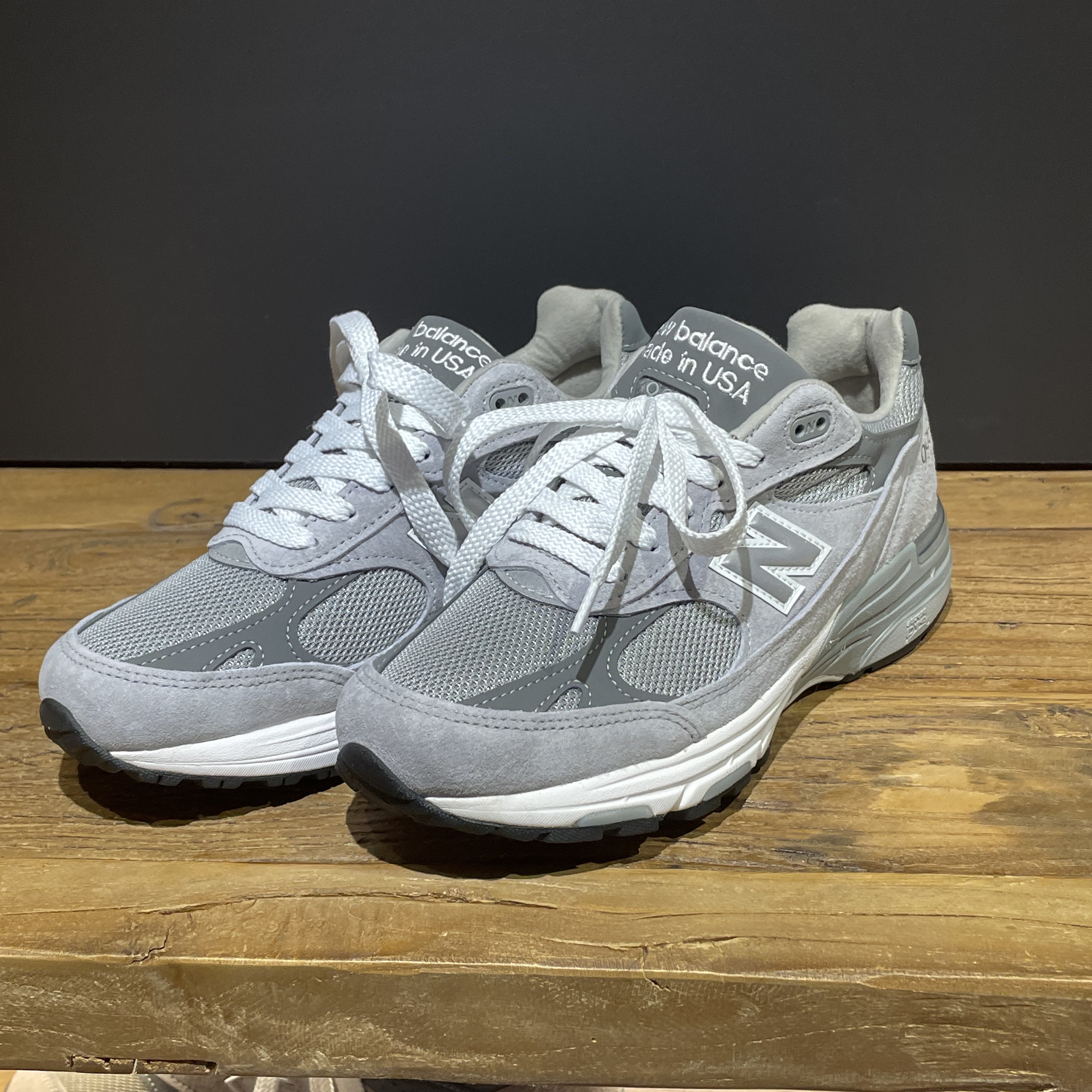New Balance 993 Made in USA Grey - D Standard 착용 스타일 - 2