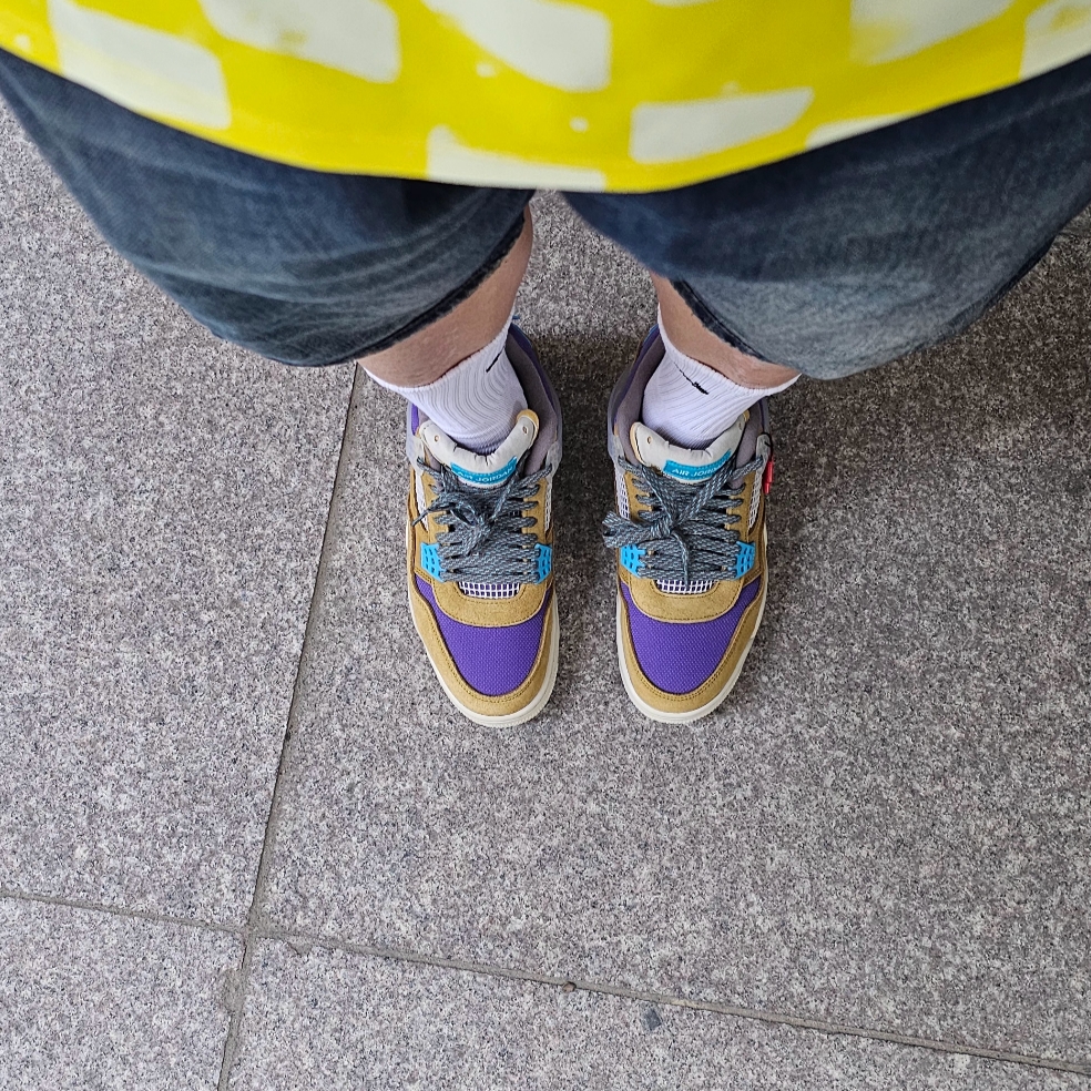 Jordan 4 x Union Retro SP Desert Moss 착용 스타일