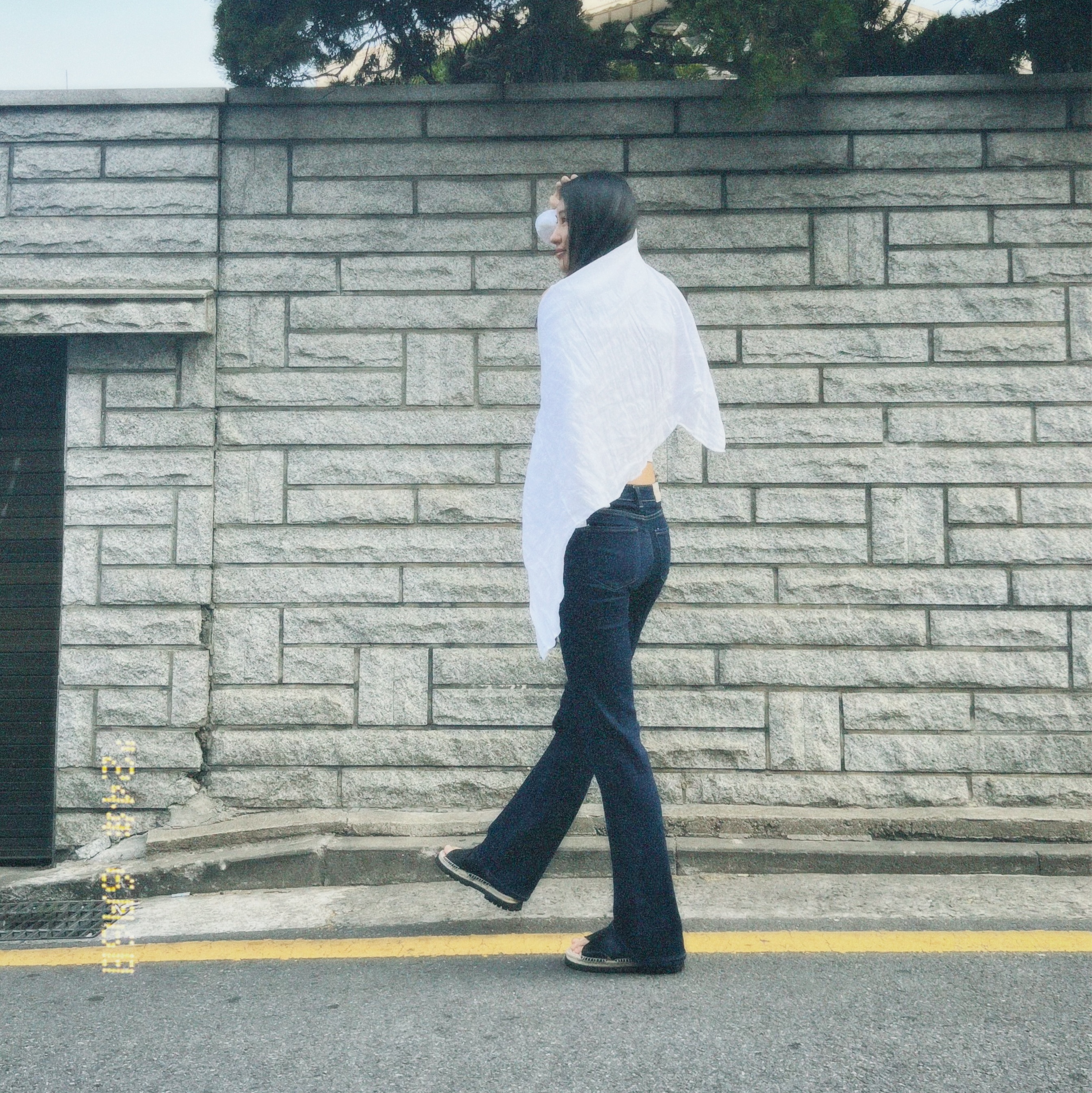 [30% 적립] Polo Ralph Lauren Classic Fit Garment Dyed Oxford Shirt White 착용 스타일 - 4