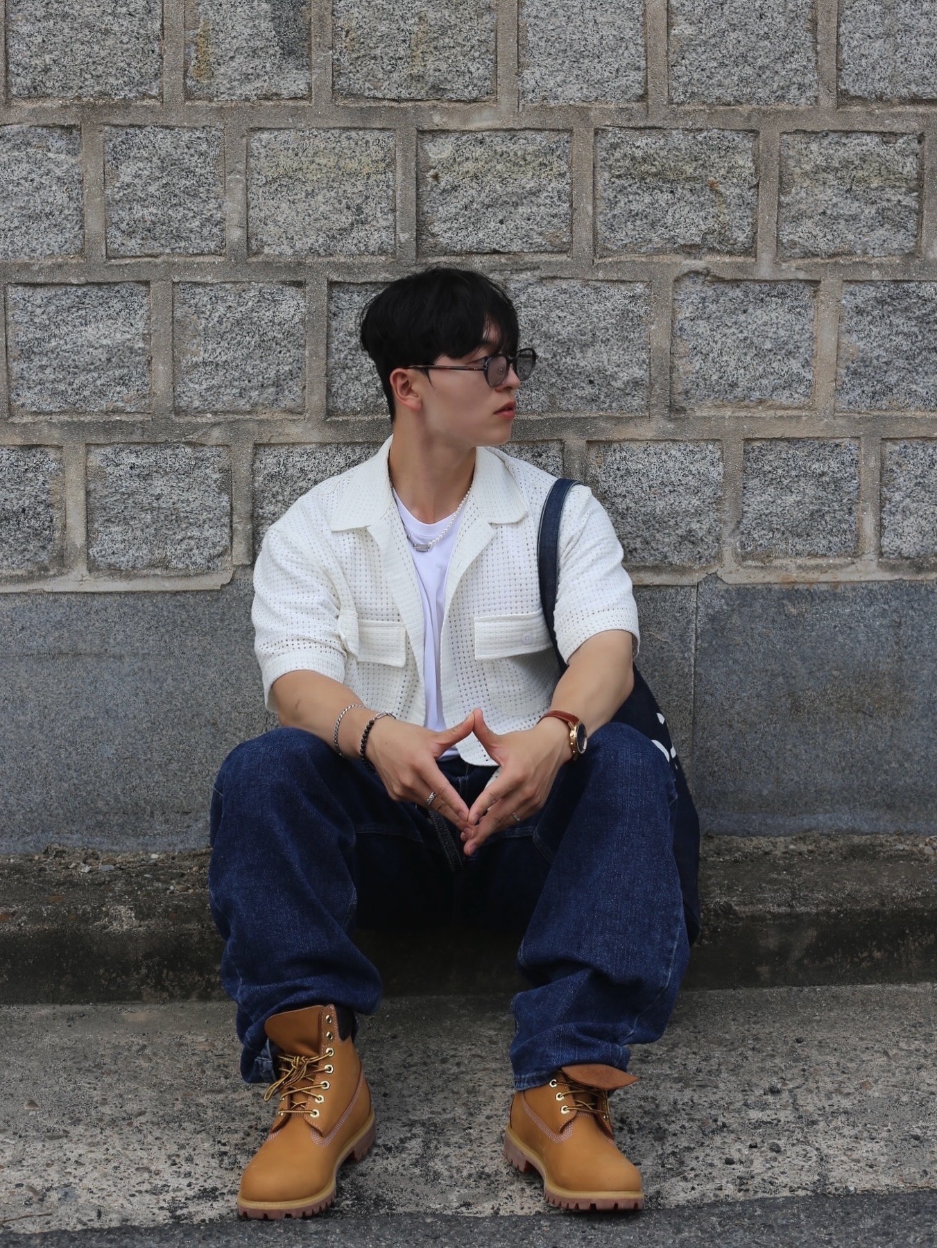 Timberland Premium 6 inch Waterproof Boot Wheat Nubuck - Wide 착용 스타일 - 5