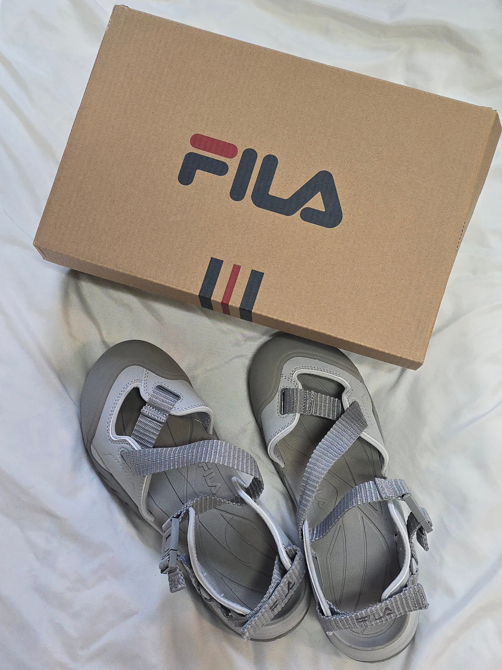 Fila Peito Sandal Grey 착용 스타일