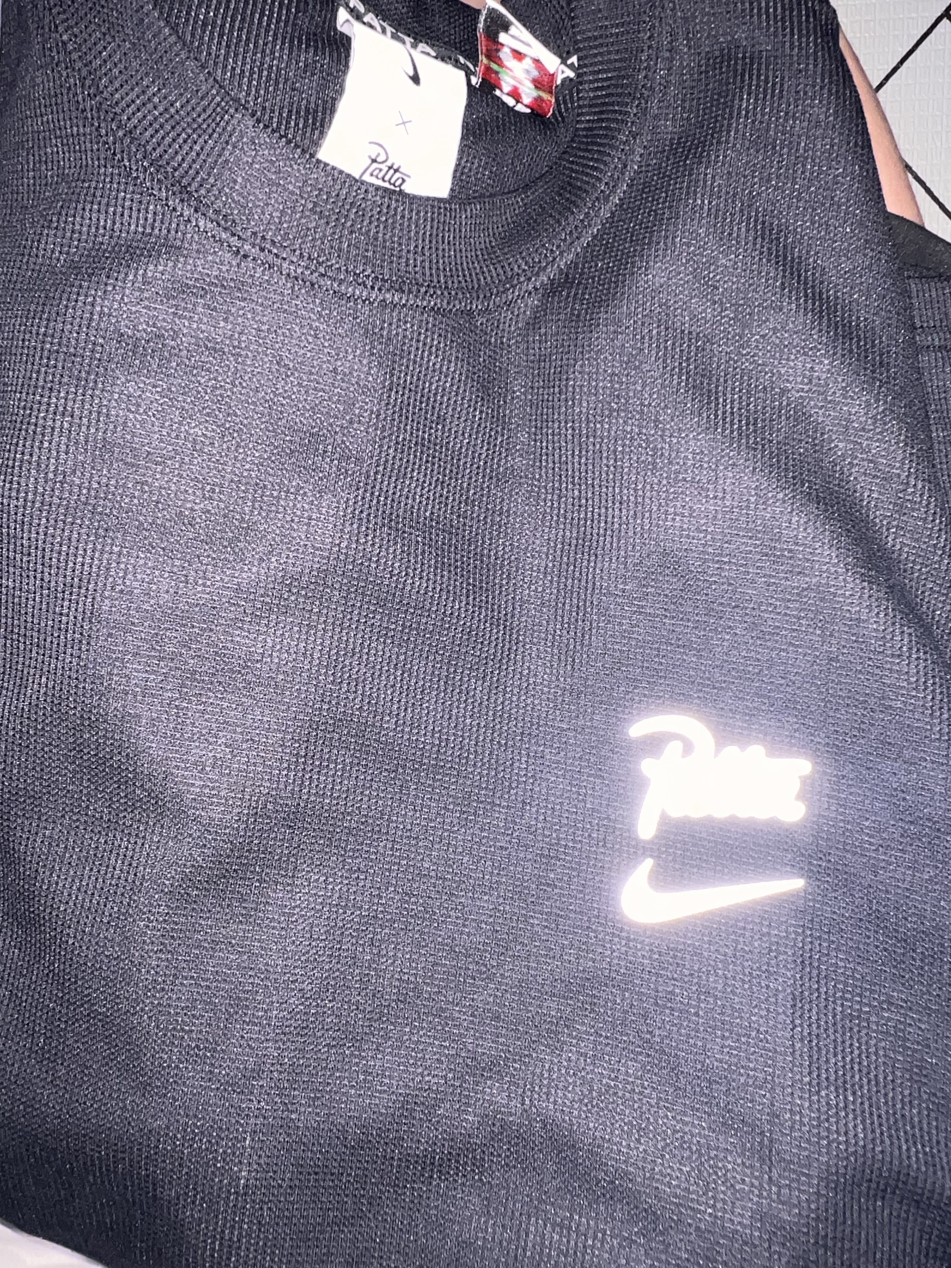 Nike x Patta T-Shirt Black - US/EU 착용 스타일 - 2